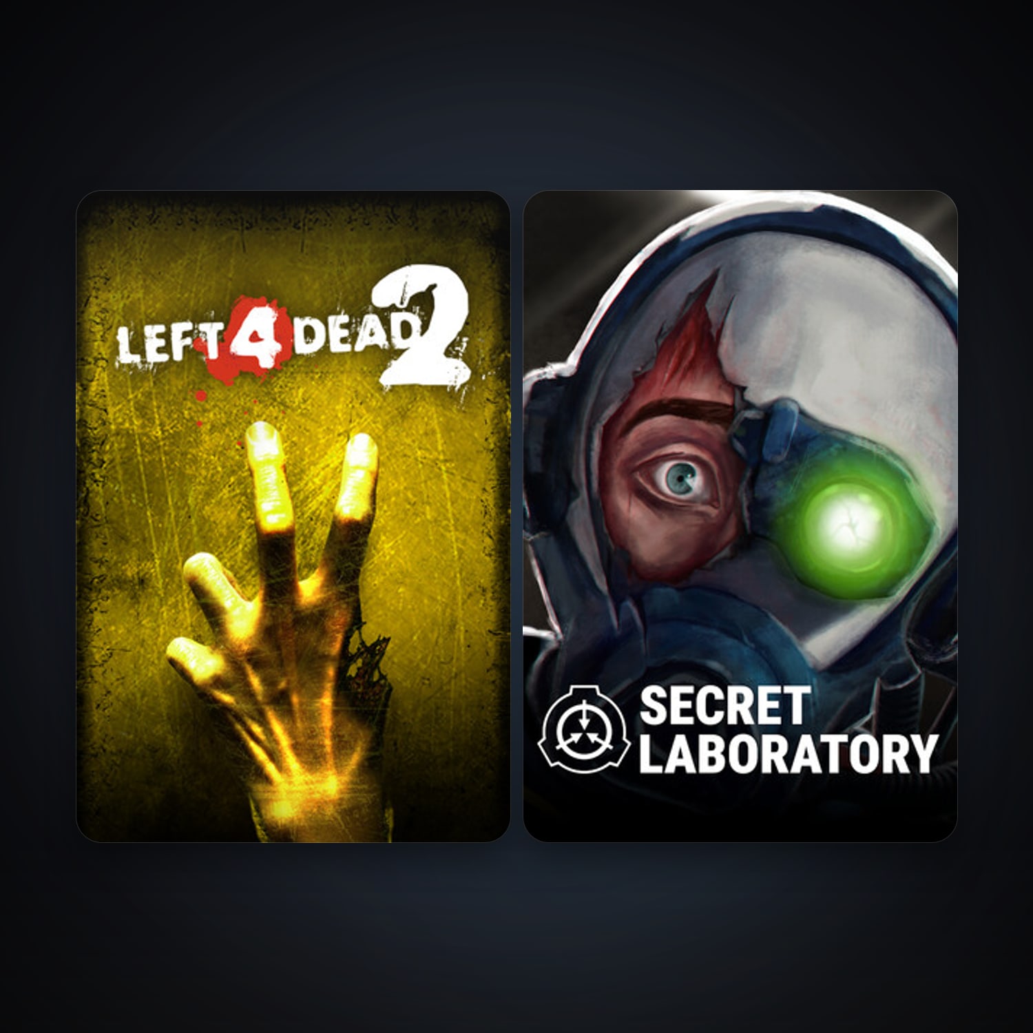 Left 4 Dead 2 + SCP: Secret Laboratory, 4 games, clean — HabibiAccounts