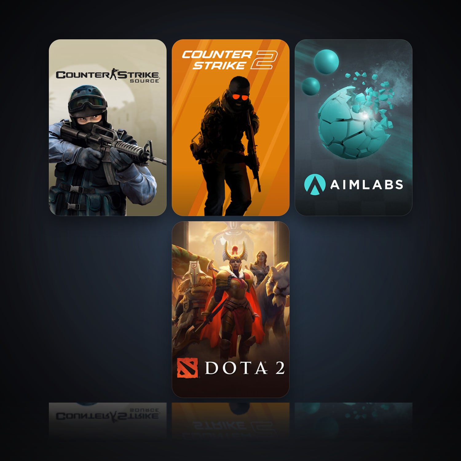 هالحساب ستيم فلين، Counter-Strike: Source وDota 2، 4 لعبة، لفل 10، صامد واضح — HabibiAccounts