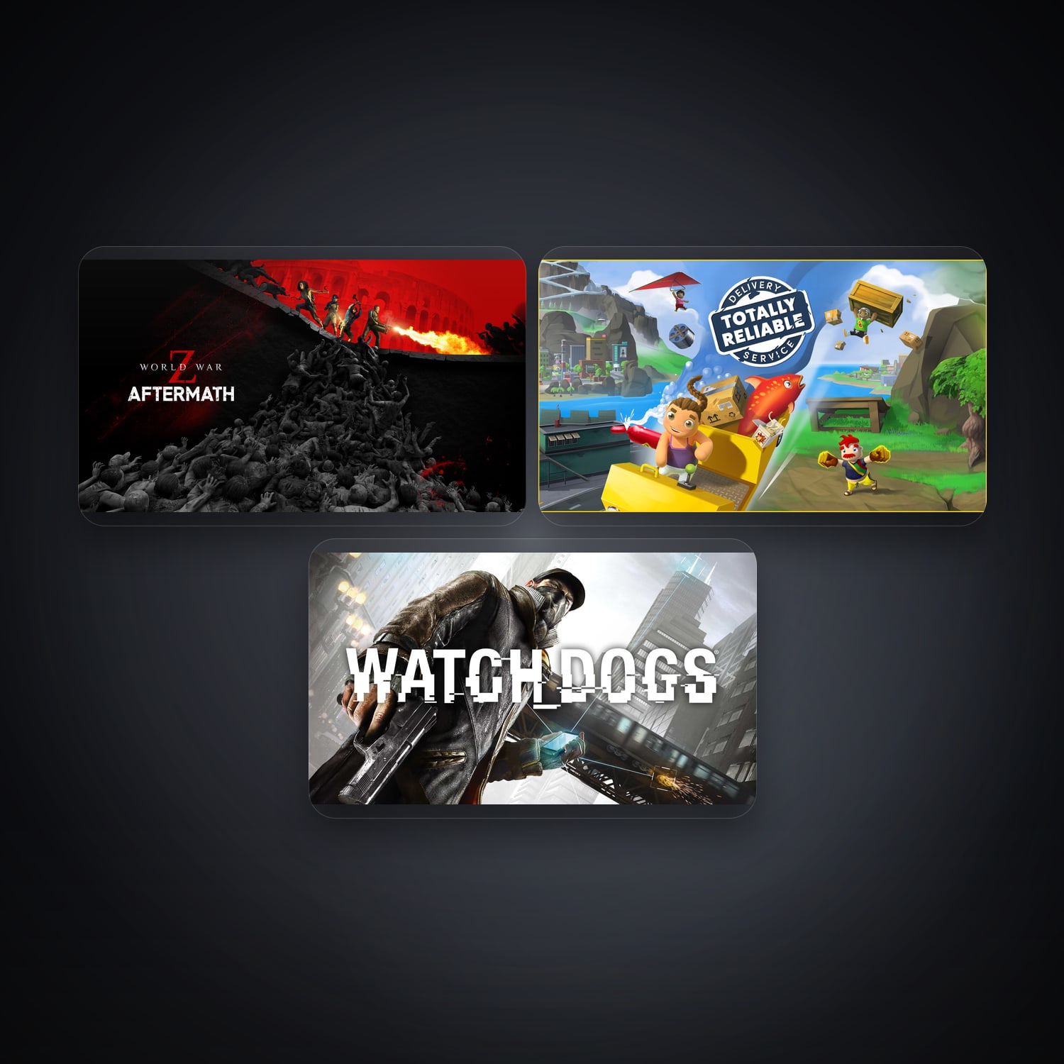 Epic World War Z + Totally Reliable Delivery Service — BR — 3 games — HabibiAccounts