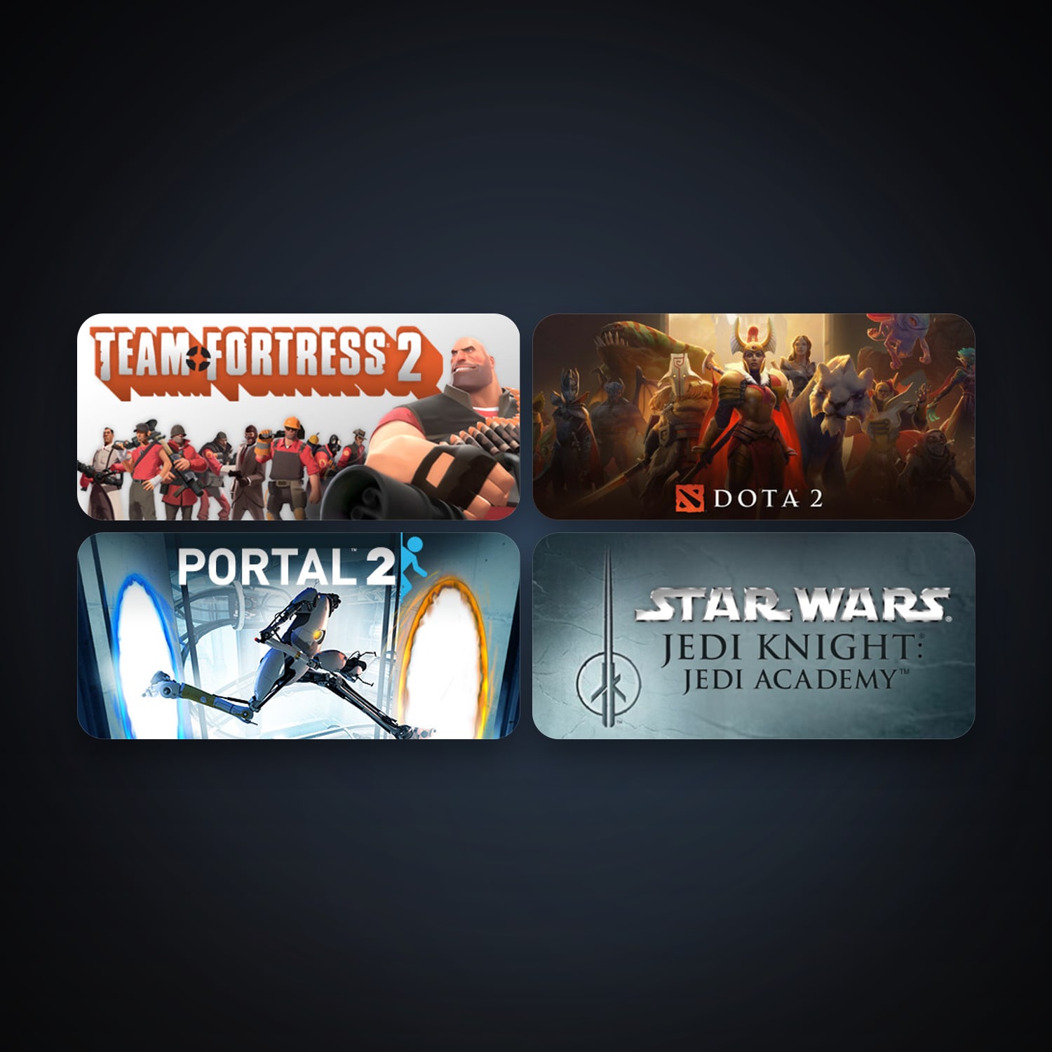 Team Fortress 2 + Dota 2, 7 games, clean — HabibiAccounts