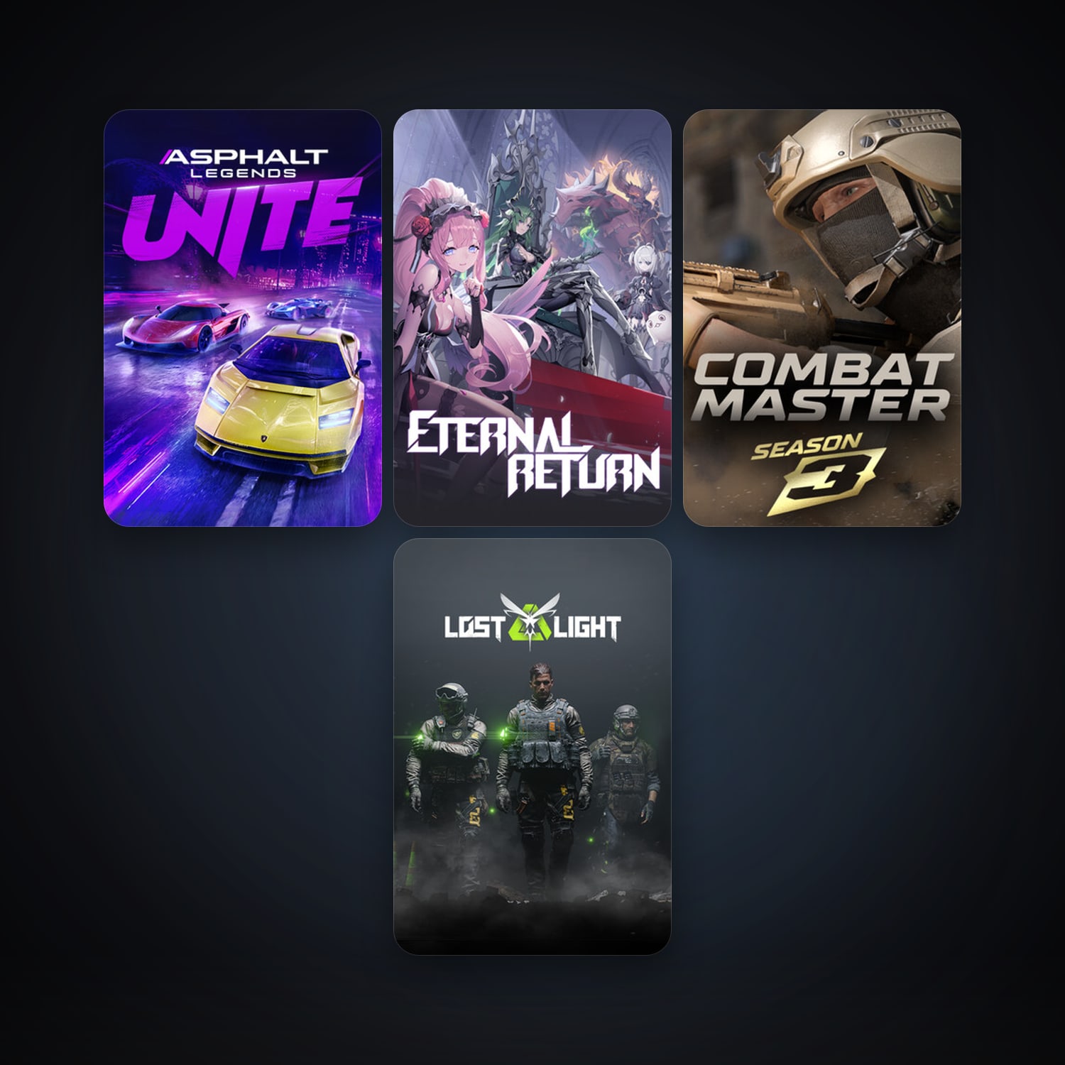 RaceRoom Racing Experience + Eternal Return, 10 games, clean — HabibiAccounts