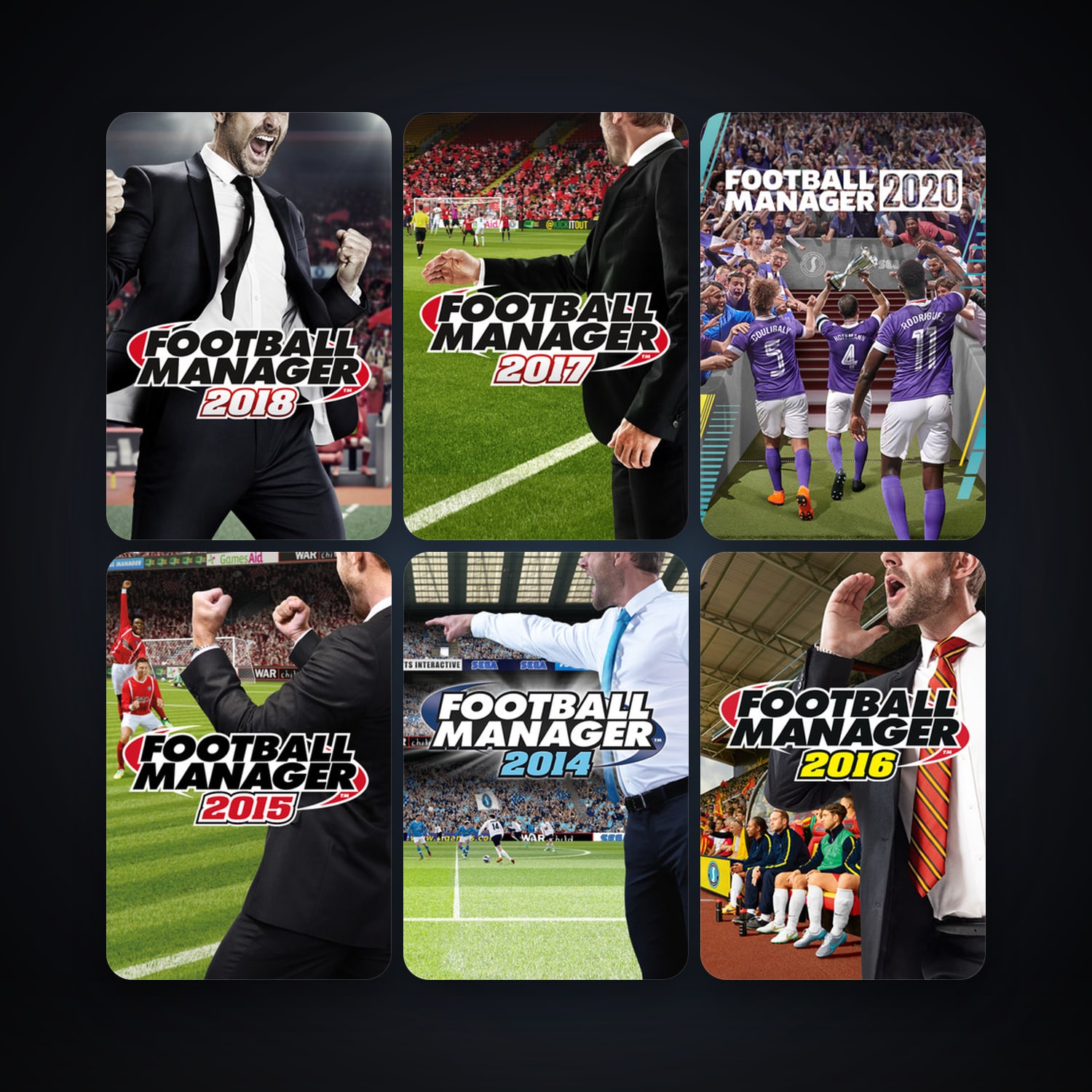 Football Manager 2014 + Football Manager 2015, 21 games, clean — HabibiAccounts