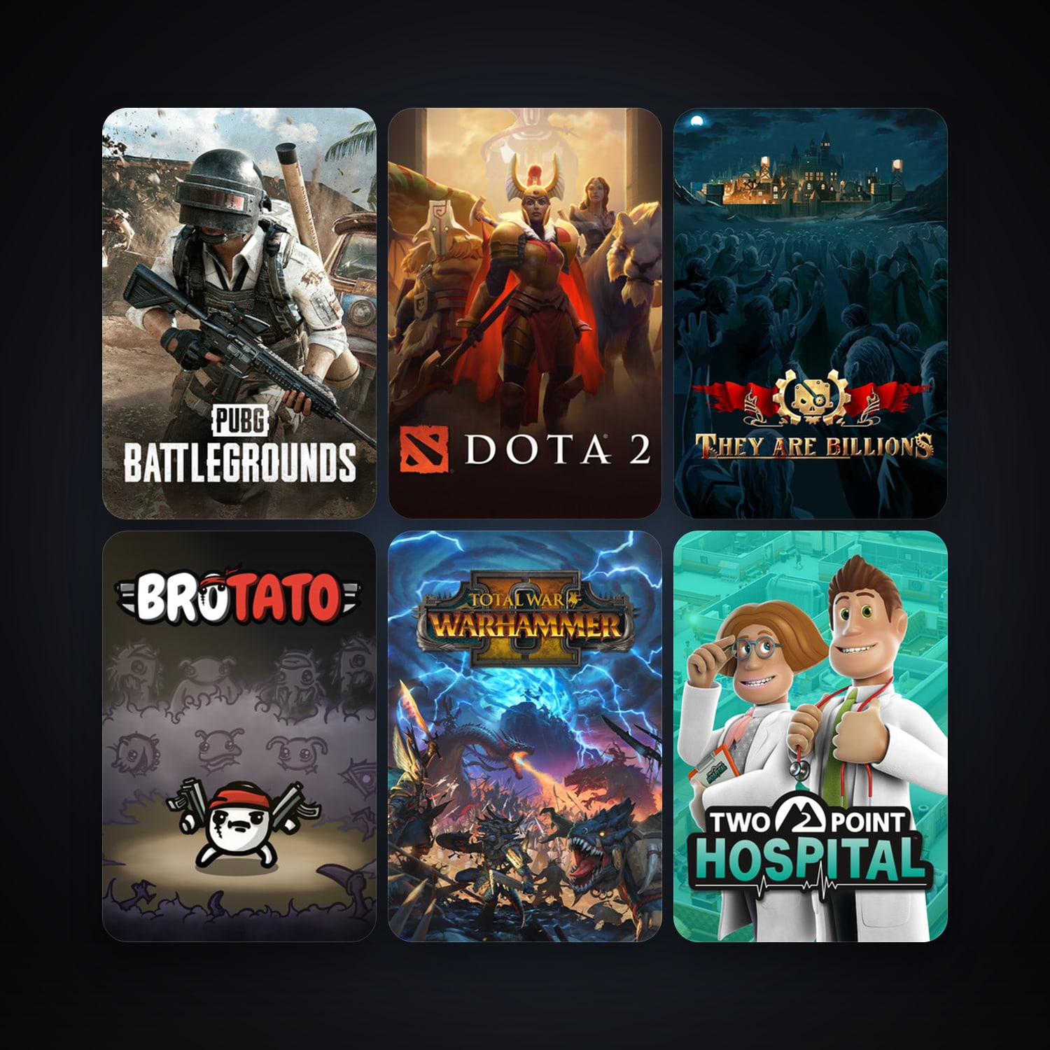 Dota 2 + Two Point Hospital, 25 games, clean — HabibiAccounts
