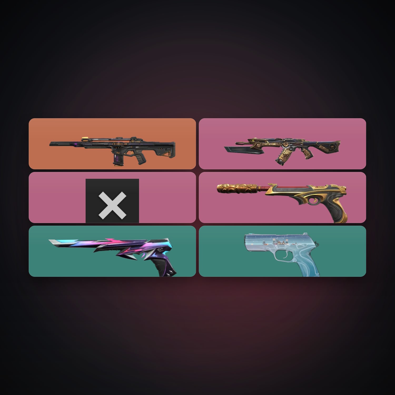 EU Iron 3 locker — 6 skins, lvl 36 — HabibiAccounts