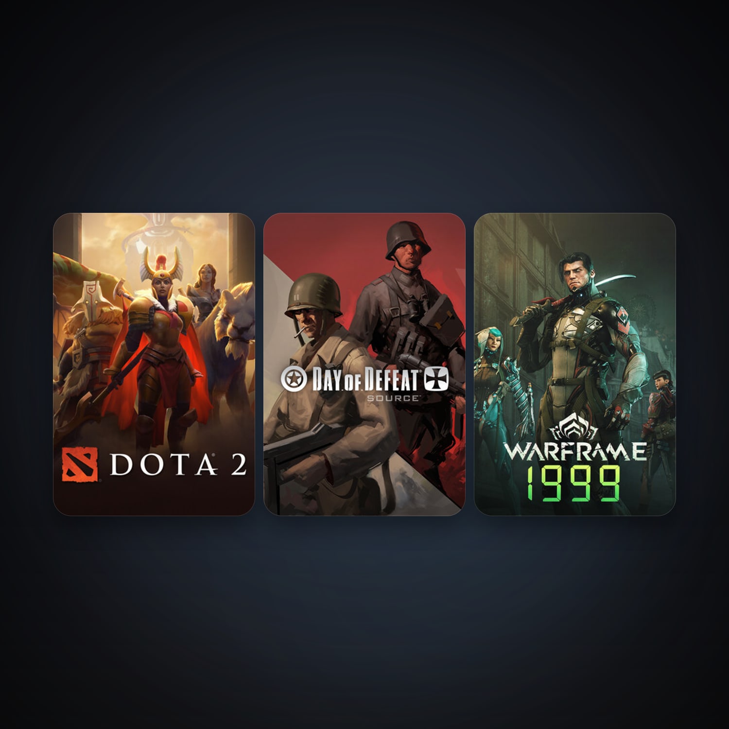 Day of Defeat: Source + Dota 2, 3 games, clean — HabibiAccounts