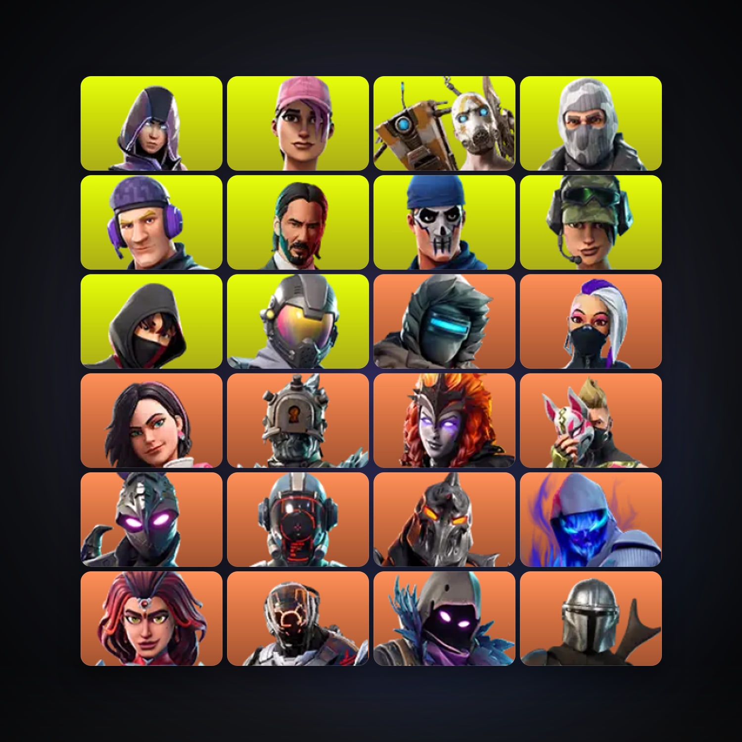 Fortnite | 126 Skins | 2K V-Bucks | Level 967 | 50 Wins — HabibiAccounts