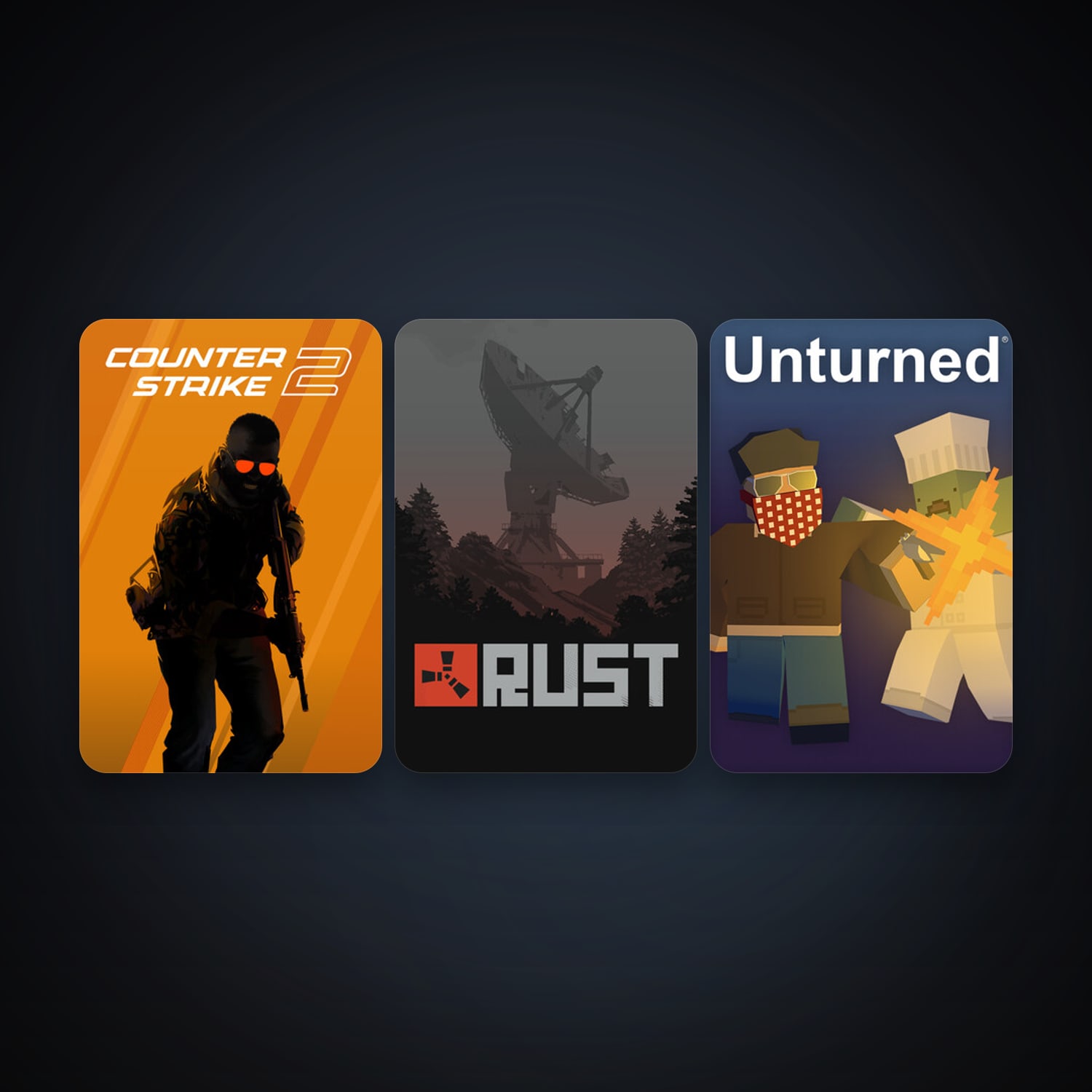CS2 Prime + Rust, 4 games, clean — HabibiAccounts