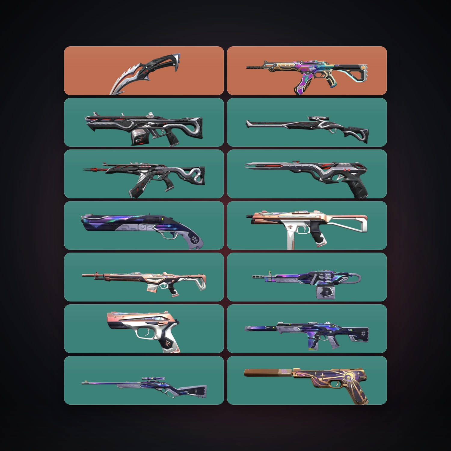 EU Bronze 1 locker — 1 knives, 14 skins, lvl 69 — HabibiAccounts