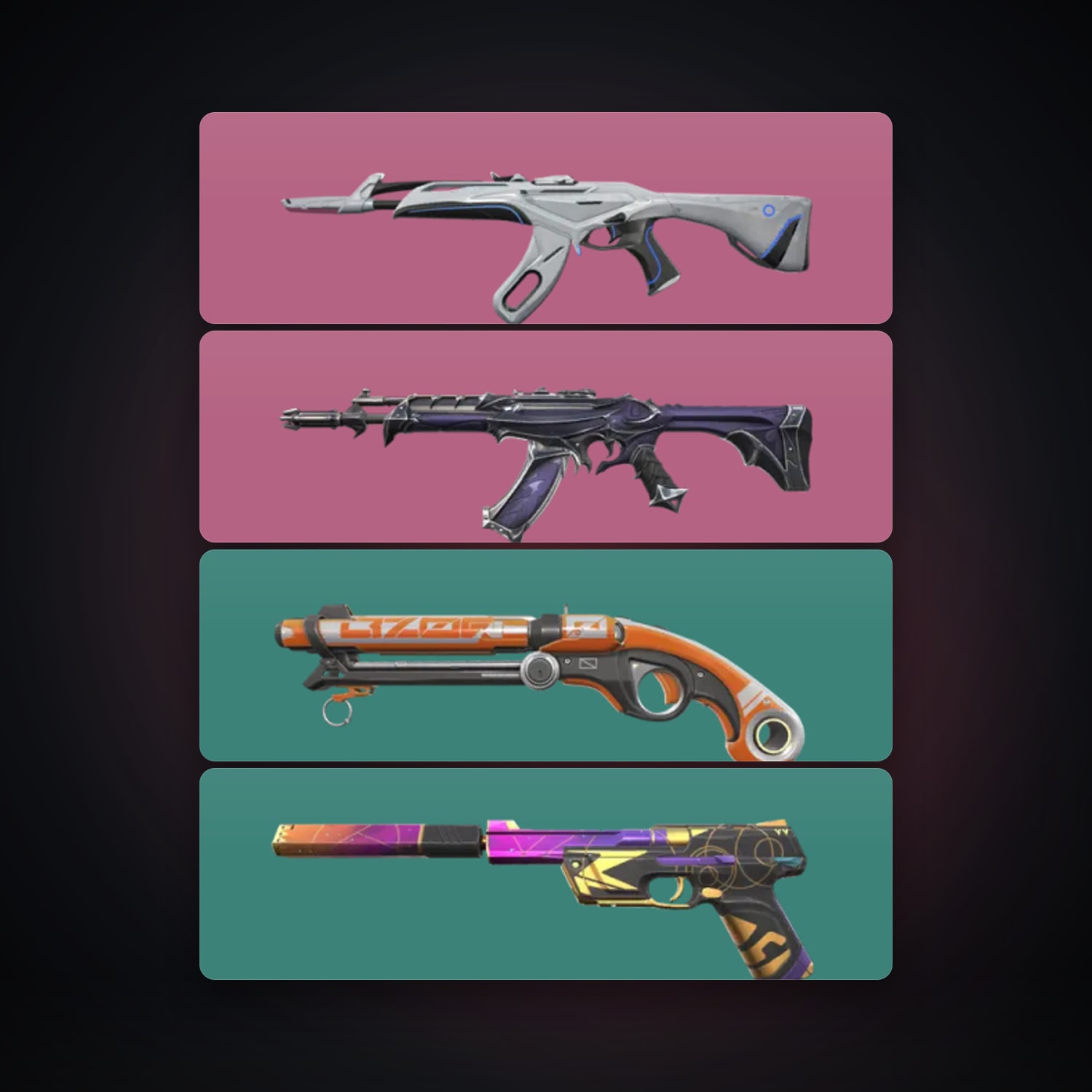EU Gold 3 locker — 4 skins, lvl 93 — HabibiAccounts