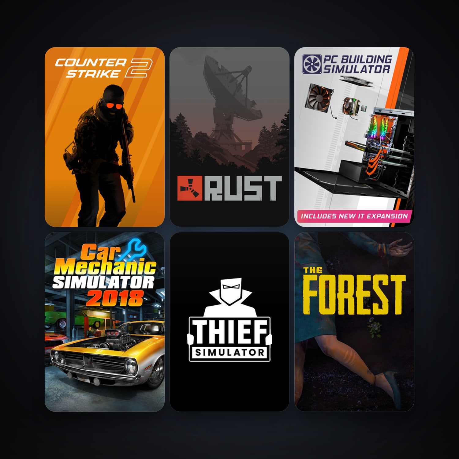 CS2 Prime + The Forest, 20 games, clean — HabibiAccounts