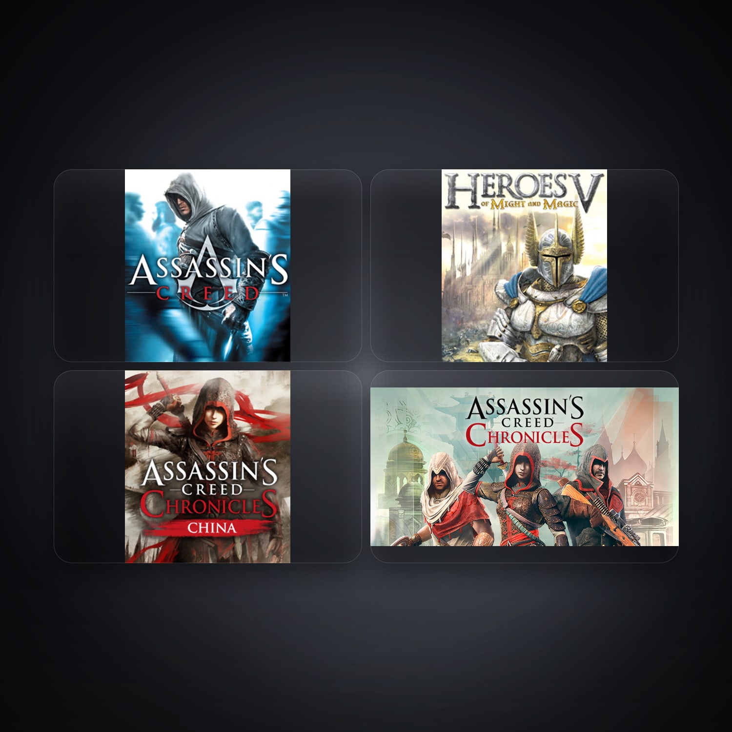 Assassin's Creed & Heroes of Might and Magic V | 5 Games — HabibiAccounts