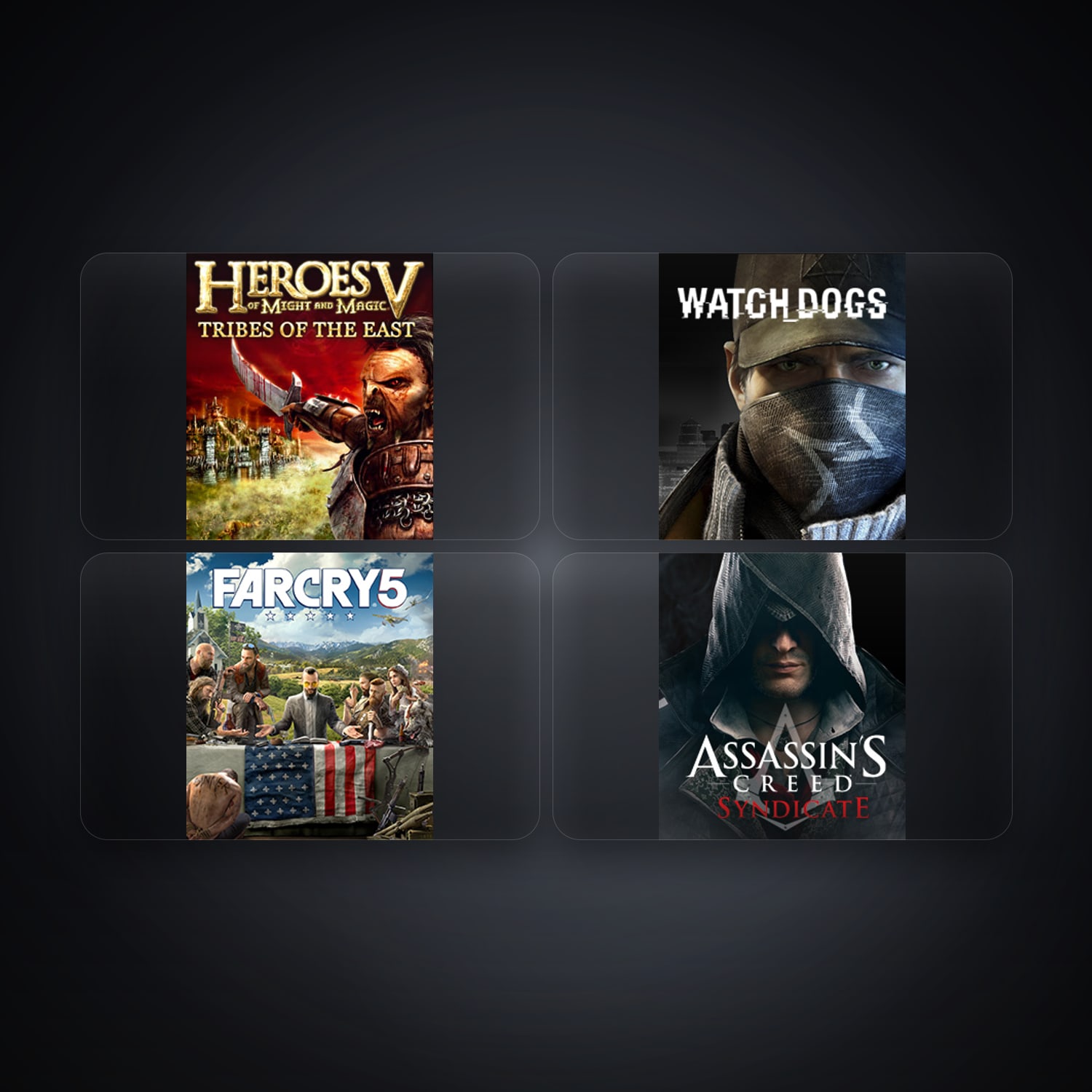 Ubisoft Heroes of Might and Magic V: Tribes of the East + Watch_Dogs — CZ — 5 games — HabibiAccounts