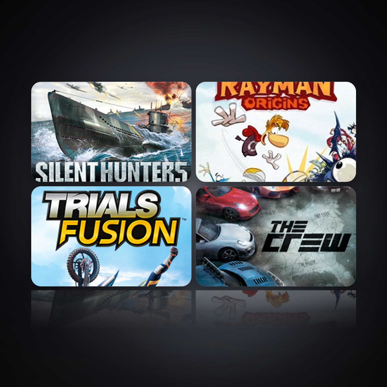 Silent Hunter 5 & Rayman Origins | 5 Games — HabibiAccounts