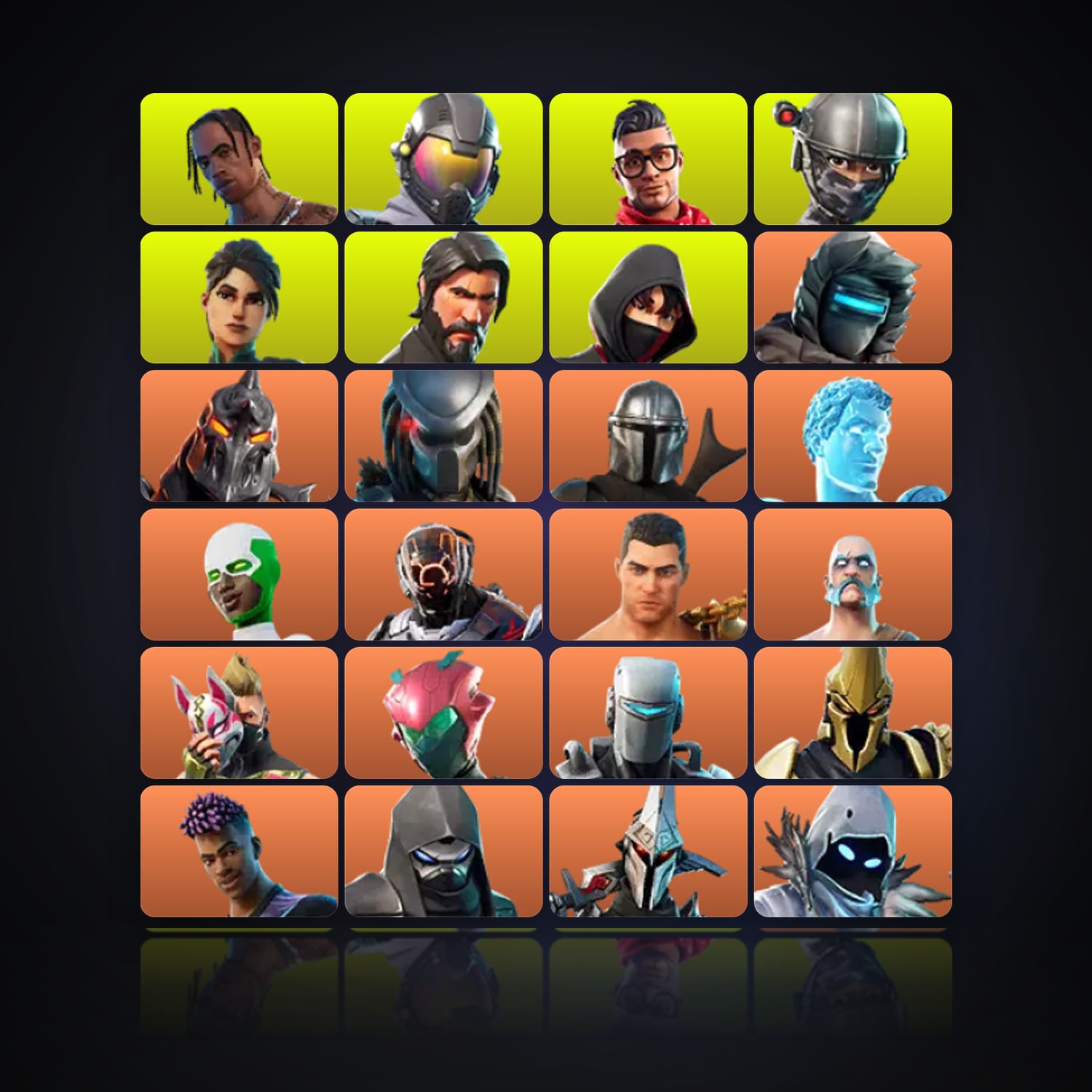 Fortnite | 139 Skins | 200 V-Bucks | Level 1590 | 348 Wins — HabibiAccounts