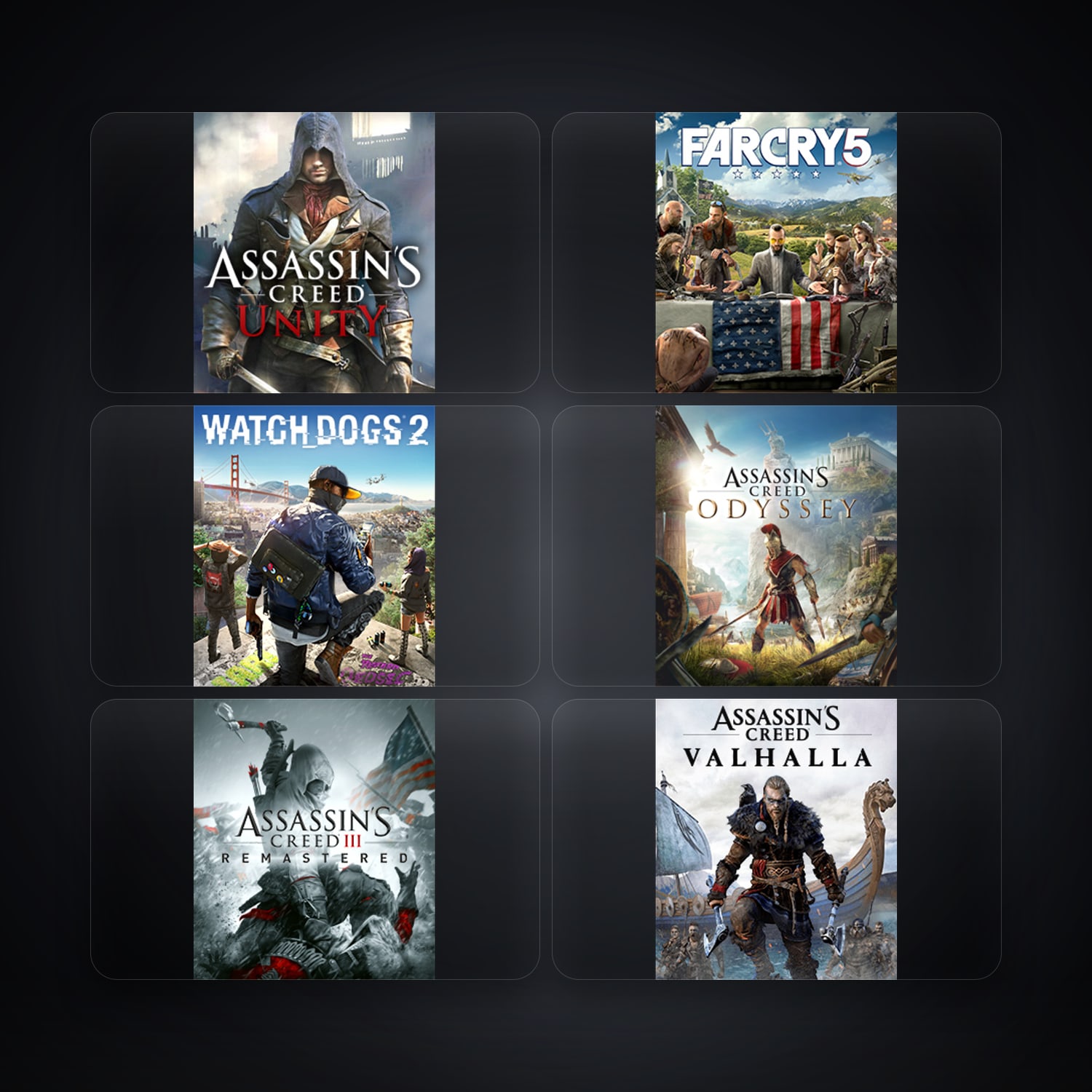 Ubisoft Assassin's Creed Unity + Far Cry 5 — TH — 6 games — HabibiAccounts
