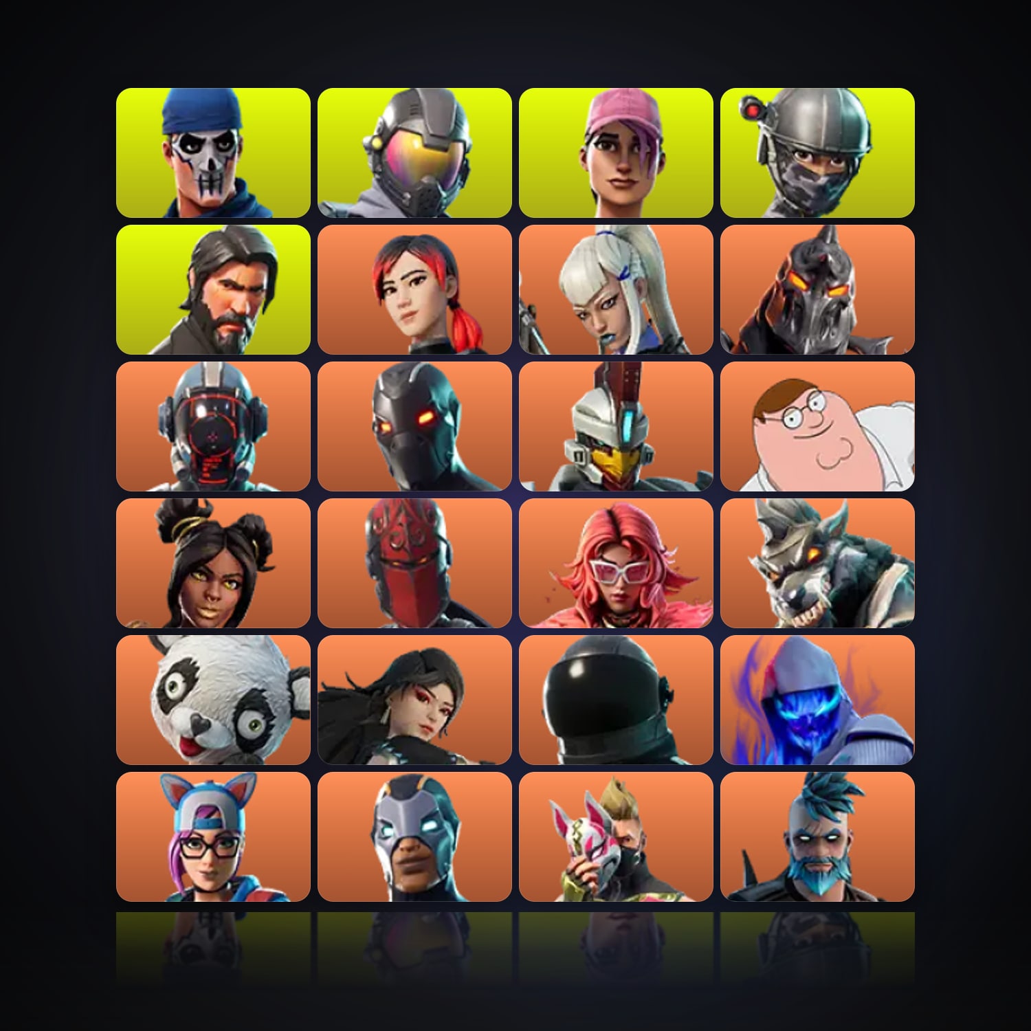 Fortnite | 222 Skins | 700 V-Bucks | Level 2894 | 600 Wins — HabibiAccounts