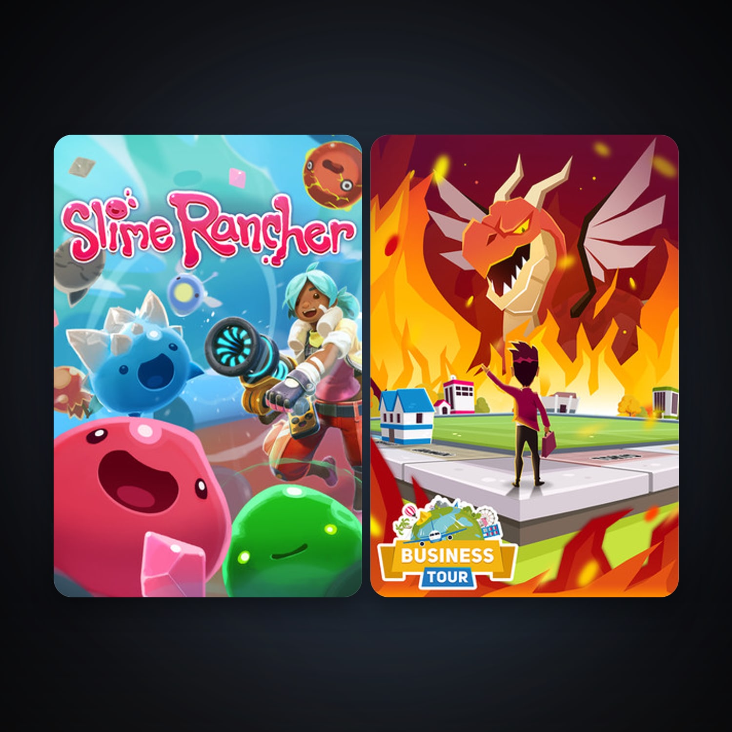 Business Tour - Board Game with Online Multiplayer + Slime Rancher, 2 games, clean — HabibiAccounts