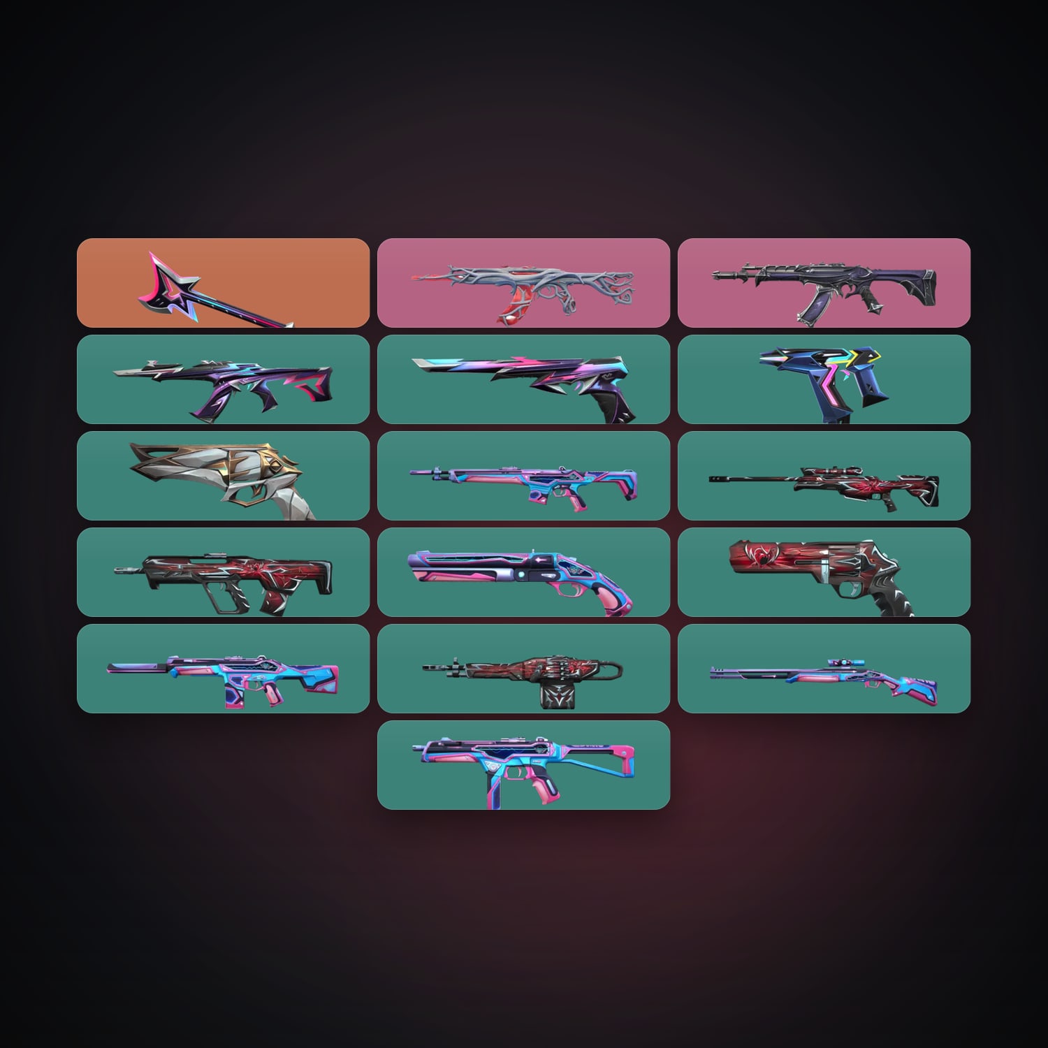 EU Silver 1 locker — 1 knives, 16 skins, lvl 66 — HabibiAccounts