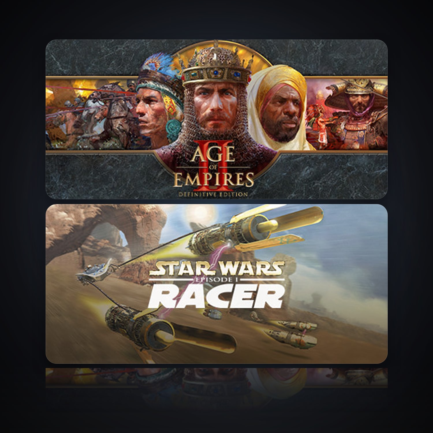 Age of Empires II: Definitive Edition & STAR WARS Episode I Racer — HabibiAccounts