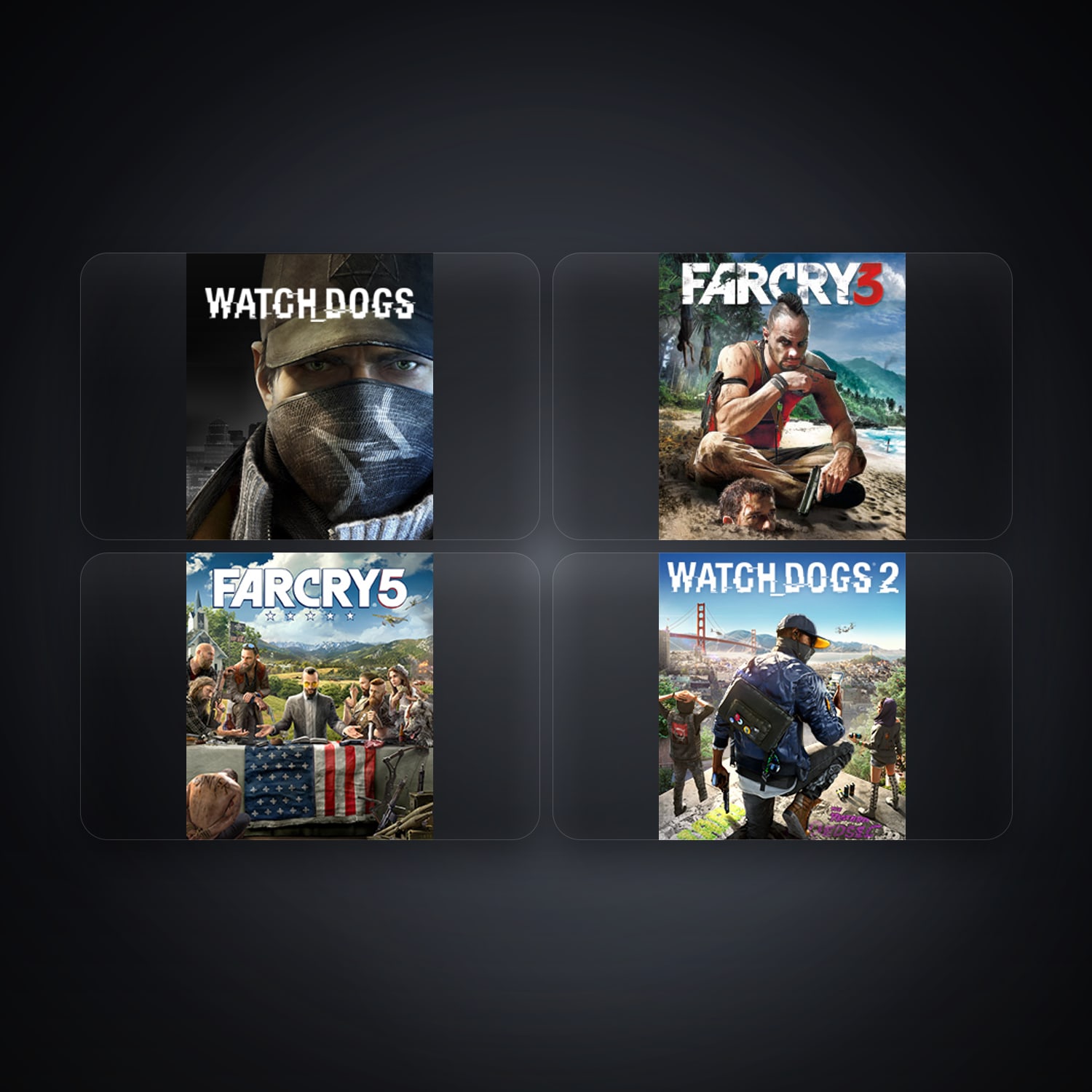 Ubisoft Watch_Dogs + Far Cry 3 Deluxe Edition — FR — 5 games — HabibiAccounts