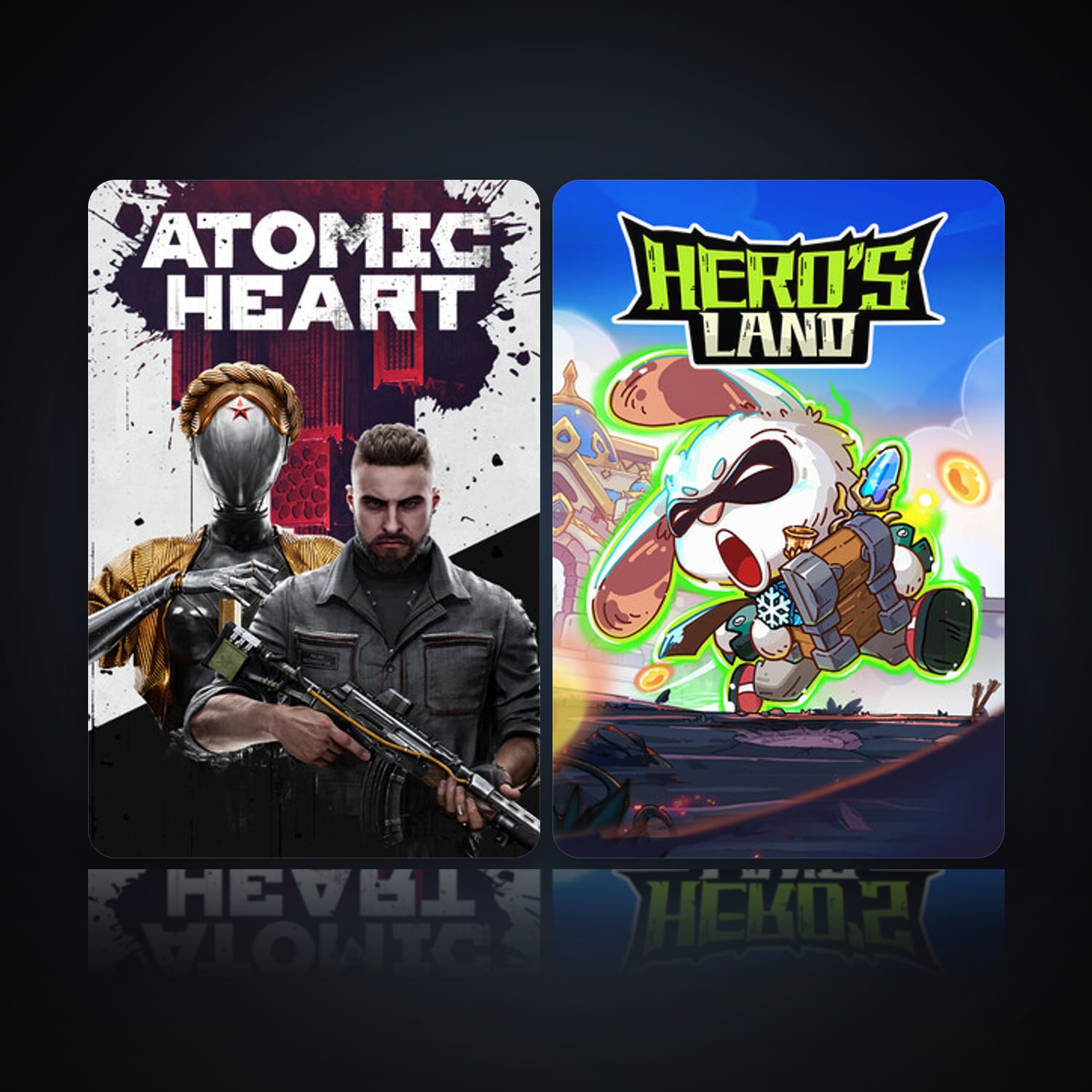 Atomic Heart & Hero's Land — HabibiAccounts