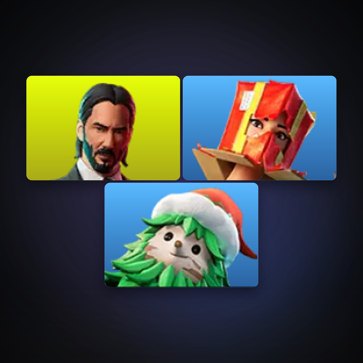 John Wick — Holiday Boxy — 3 skins — lvl 10 — HabibiAccounts