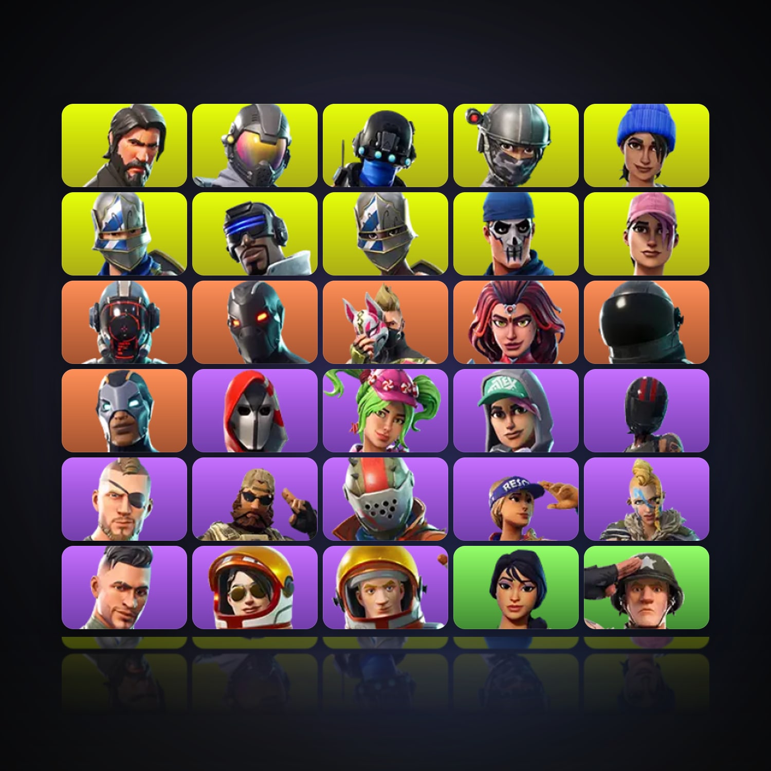 Fortnite | 30 Skins | 1.3K V-Bucks | Level 338 | 189 Wins — HabibiAccounts