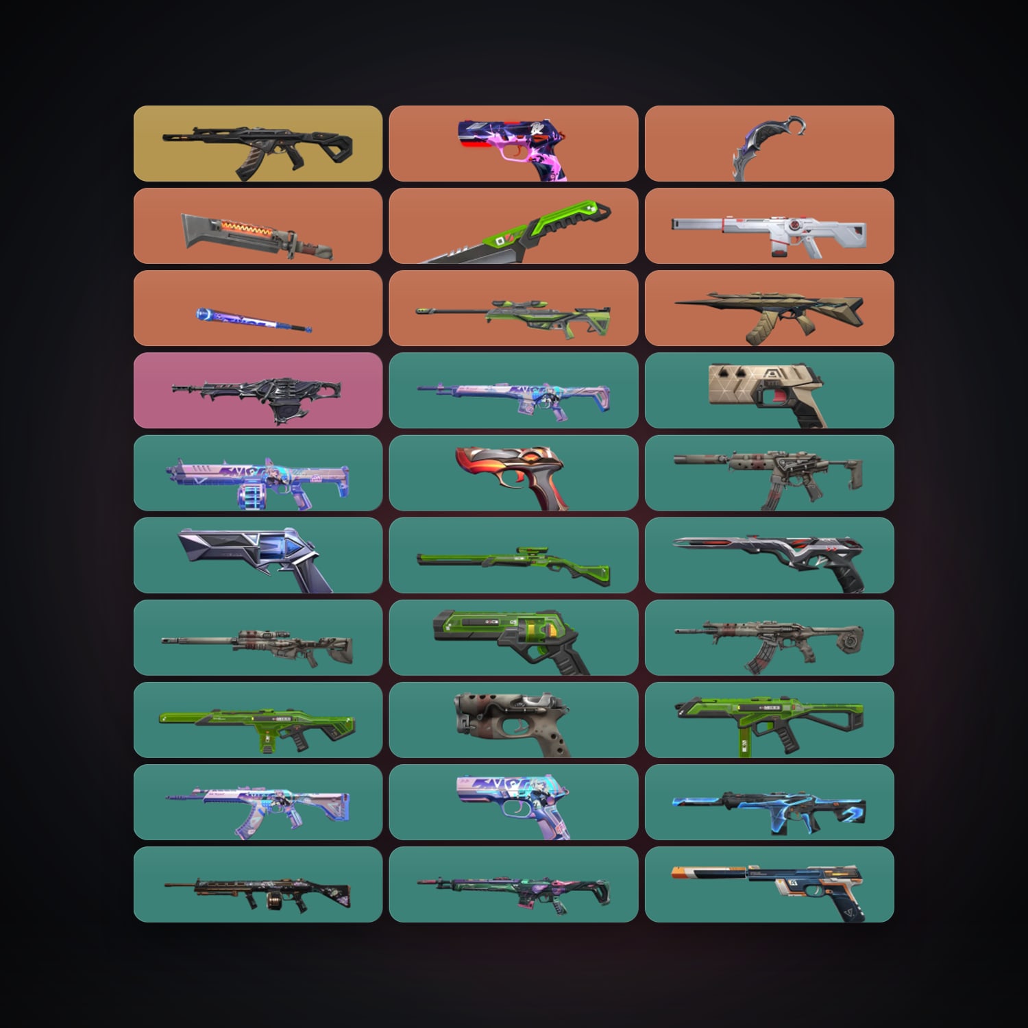 AP Gold 2 locker — 4 knives, 51 skins, lvl 184 — HabibiAccounts