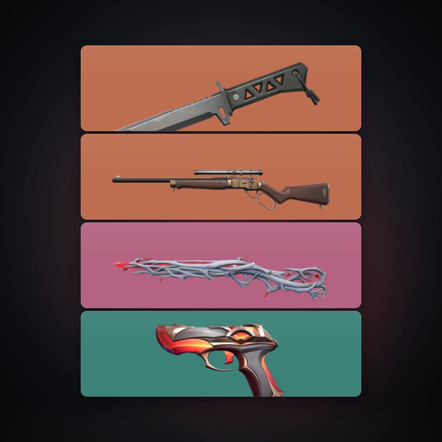 BR Silver 1 locker — 1 knives, 4 skins, lvl 37 — HabibiAccounts