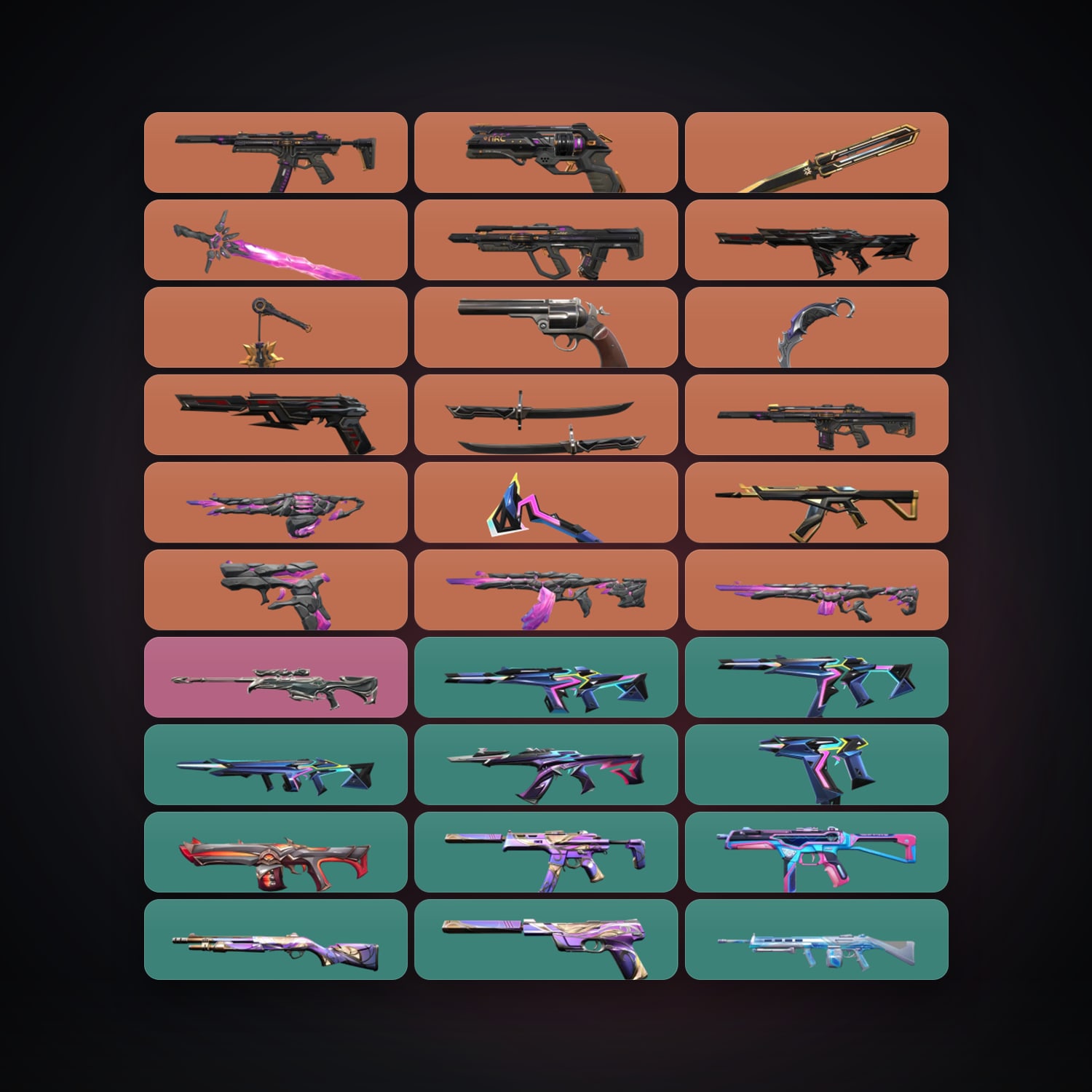EU Bronze 1 locker — 6 knives, 45 skins, lvl 48 — HabibiAccounts