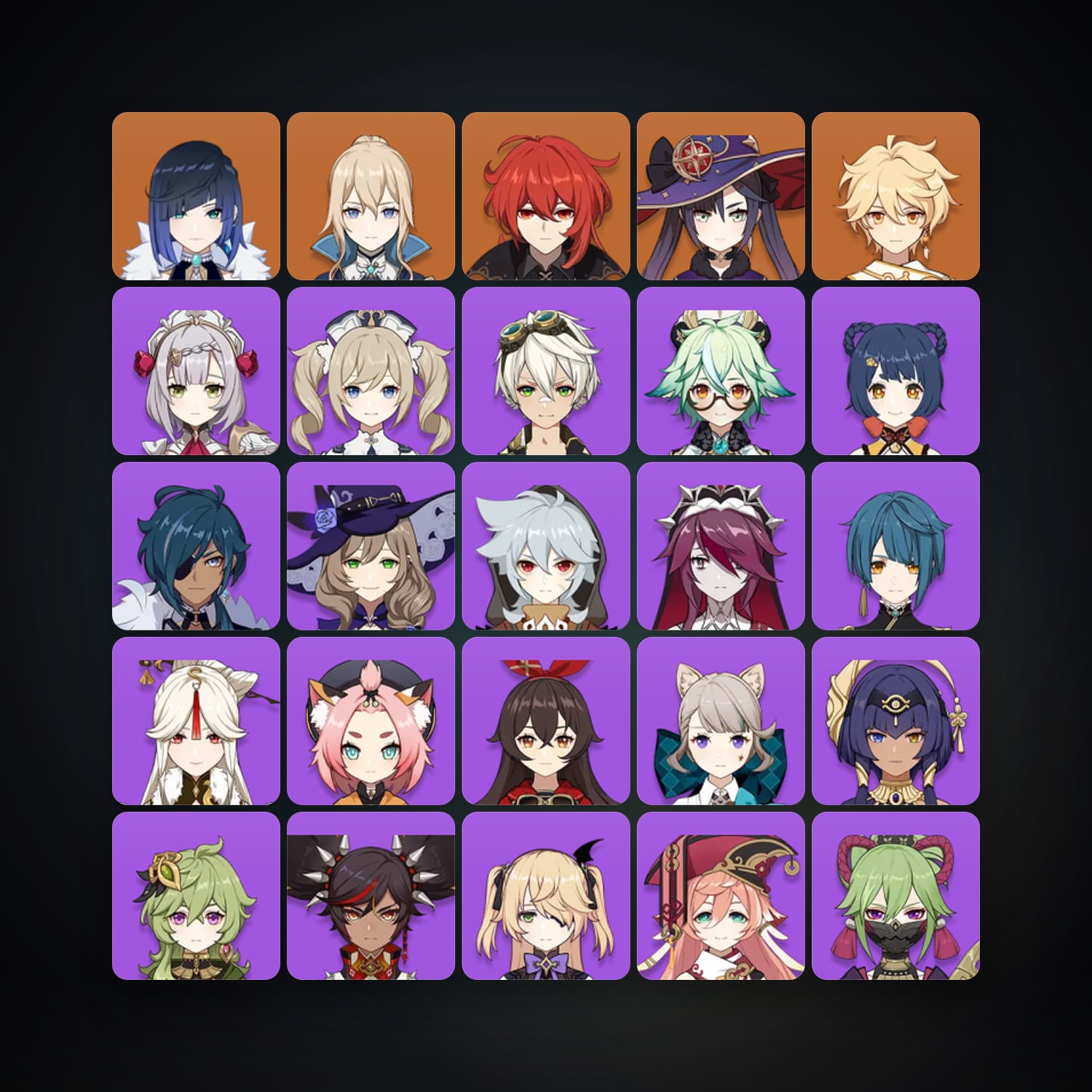 Genshin Impact | AR 41 | 25 Chars | 4× 5★ — HabibiAccounts
