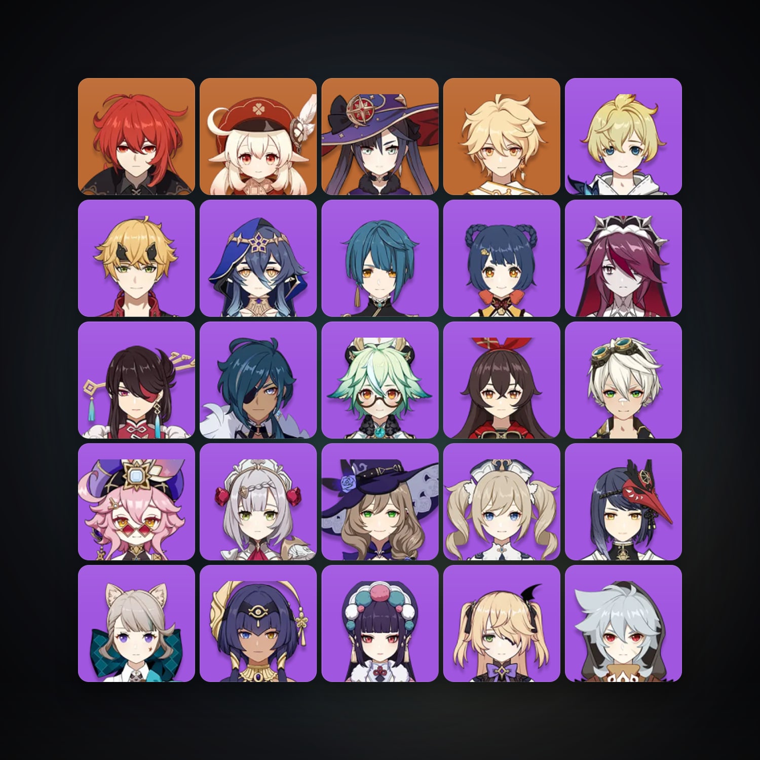 Genshin Impact | AR 35 | 25 Chars | 3× 5★ — Genshin / miHoYo Account — HabibiAccounts