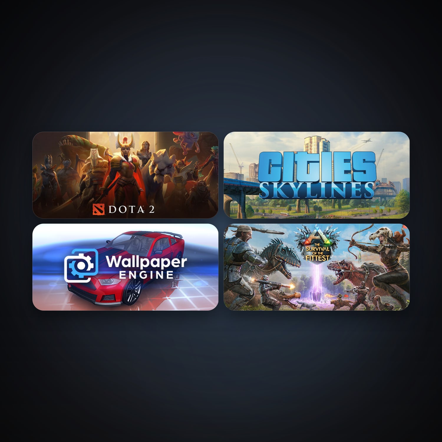 Dota 2 + Cities: Skylines, 5 games, clean — HabibiAccounts
