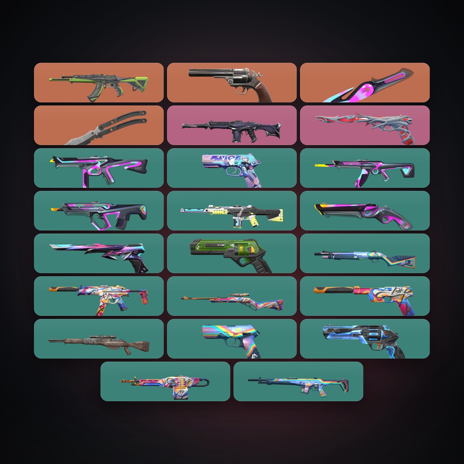EU Bronze 2 locker — 2 knives, 23 skins, lvl 120 — HabibiAccounts