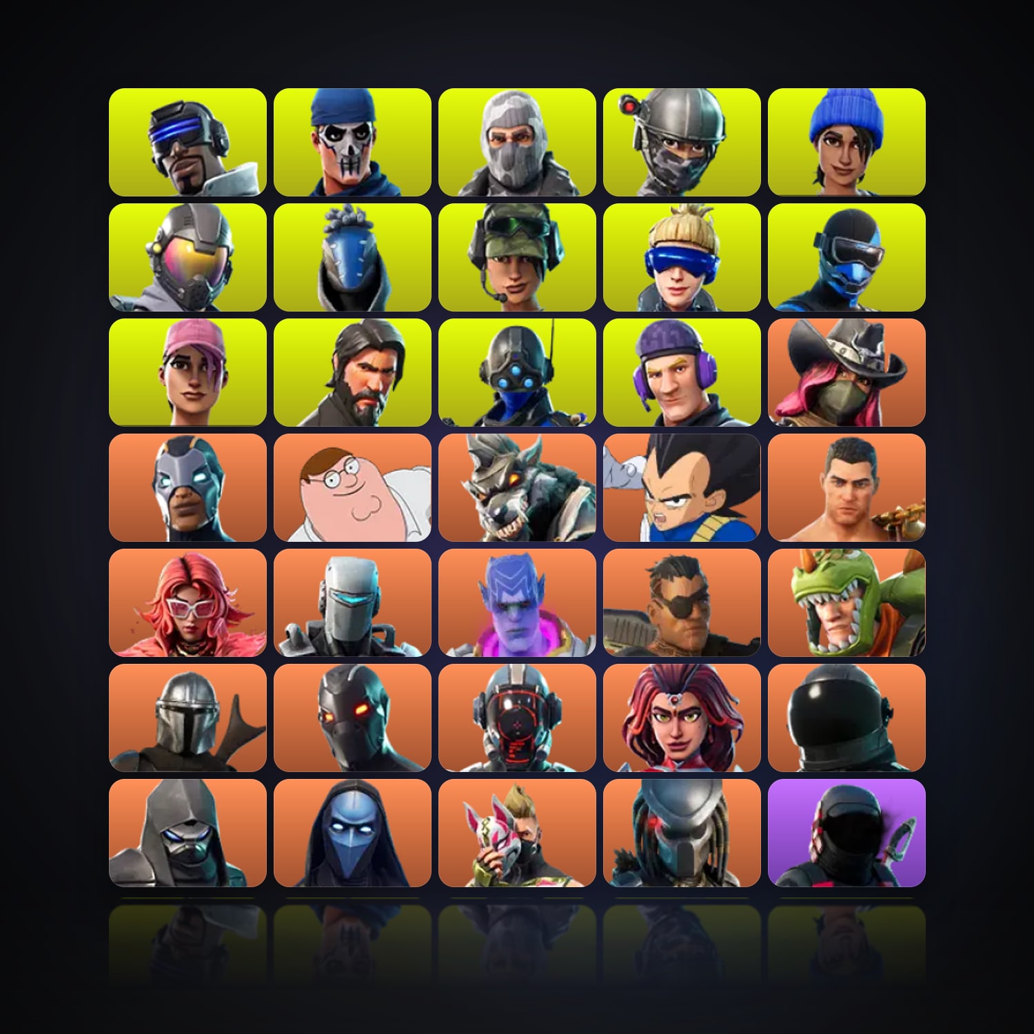 Fortnite | 97 Skins | 1.4K V-Bucks | Level 1100 | 149 Wins — HabibiAccounts
