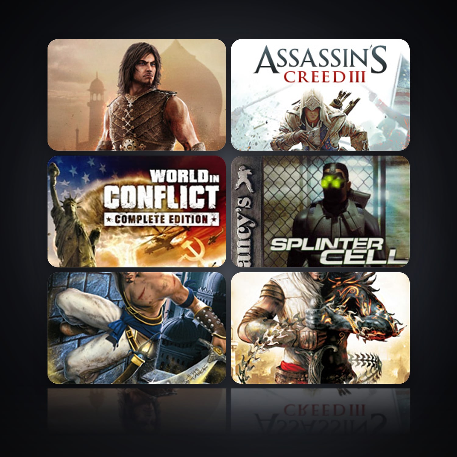 Prince of Persia The Forgotten Sands Deluxe Edition & Assassin's Creed III | 20 Games — HabibiAccounts