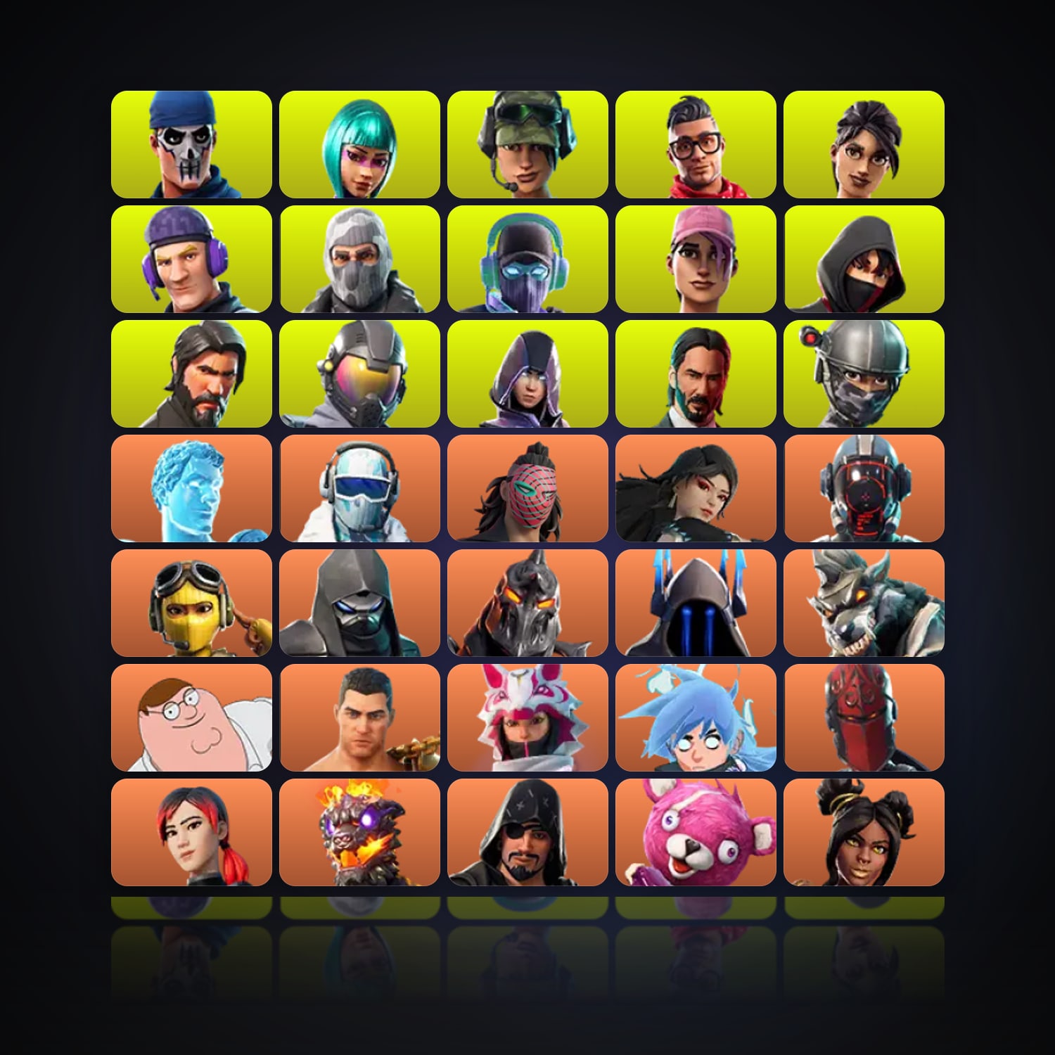 Fortnite | 340 Skins | 200 V-Bucks | Level 3110 | 415 Wins — HabibiAccounts