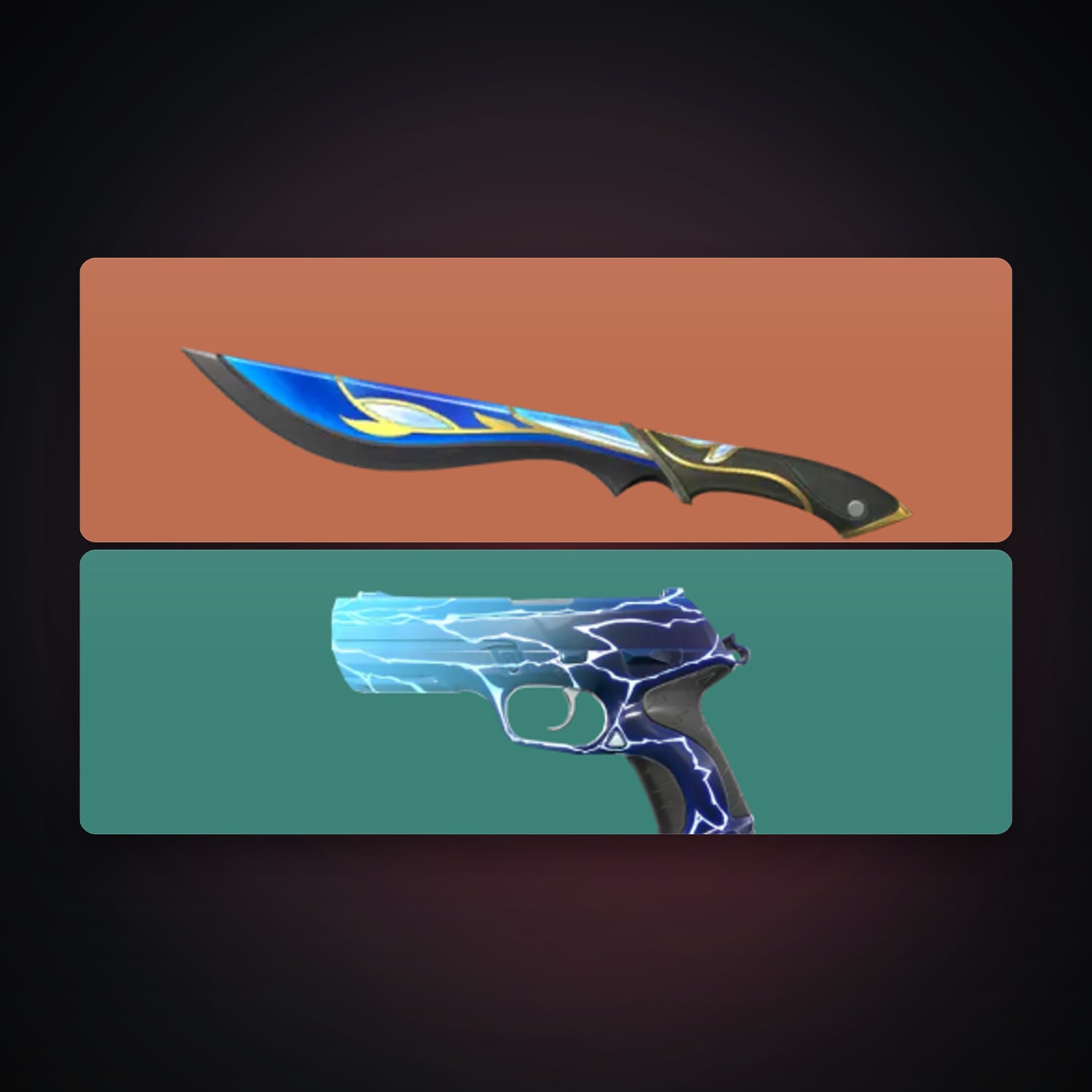 EU locker — 1 knives, 2 skins, lvl 22 — HabibiAccounts
