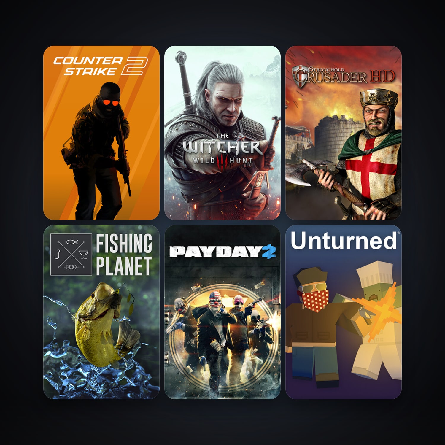 CS2 Prime + Stronghold Crusader HD, 10 games, clean — HabibiAccounts