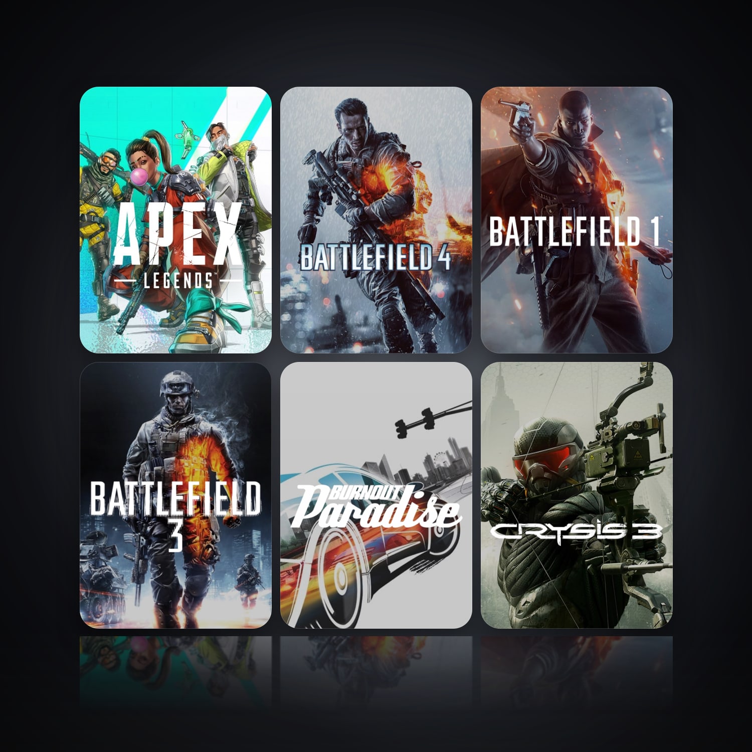 Apex Legends & Battlefield 4 | 16 Games | Apex Lvl 3 — HabibiAccounts