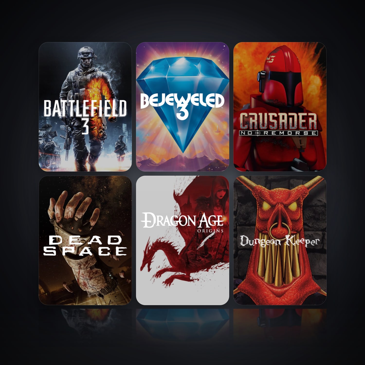 Battlefield 3 & Bejeweled 3 | 14 Games — HabibiAccounts