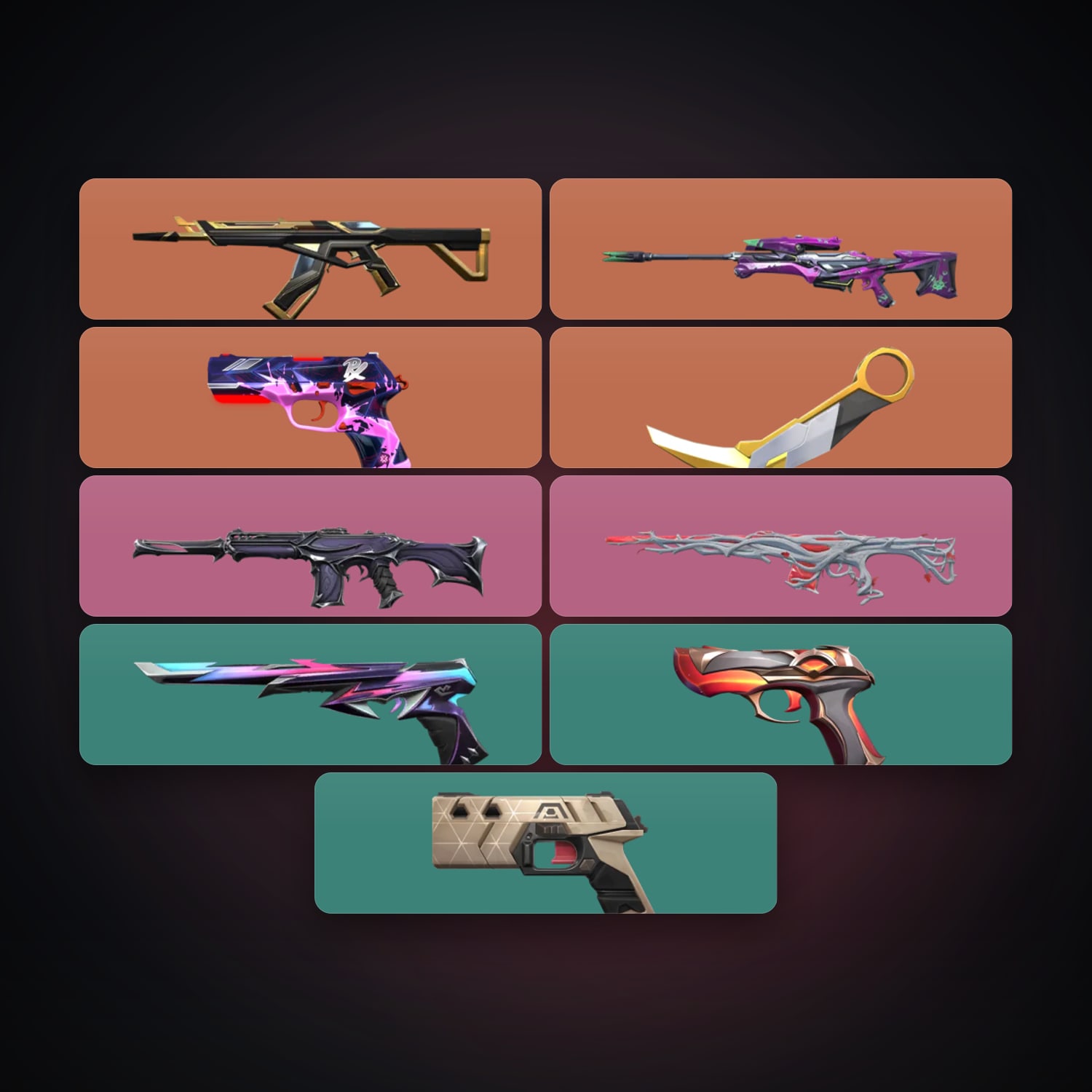 AP Gold 2 locker — 1 knives, 10 skins, lvl 58 — HabibiAccounts