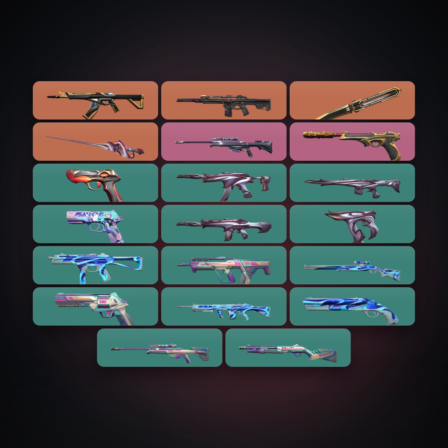 BR Bronze 1 locker — 2 knives, 20 skins, lvl 77 — HabibiAccounts