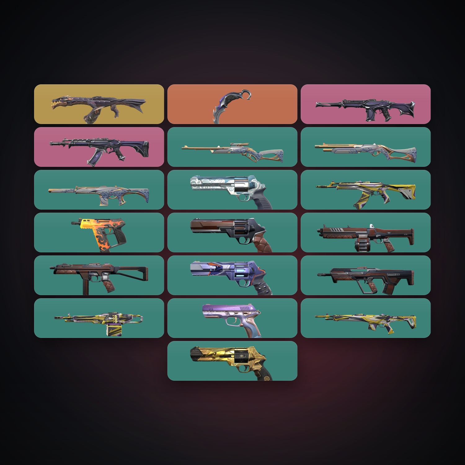 BR Gold 2 locker — 1 knives, 19 skins, lvl 122 — HabibiAccounts