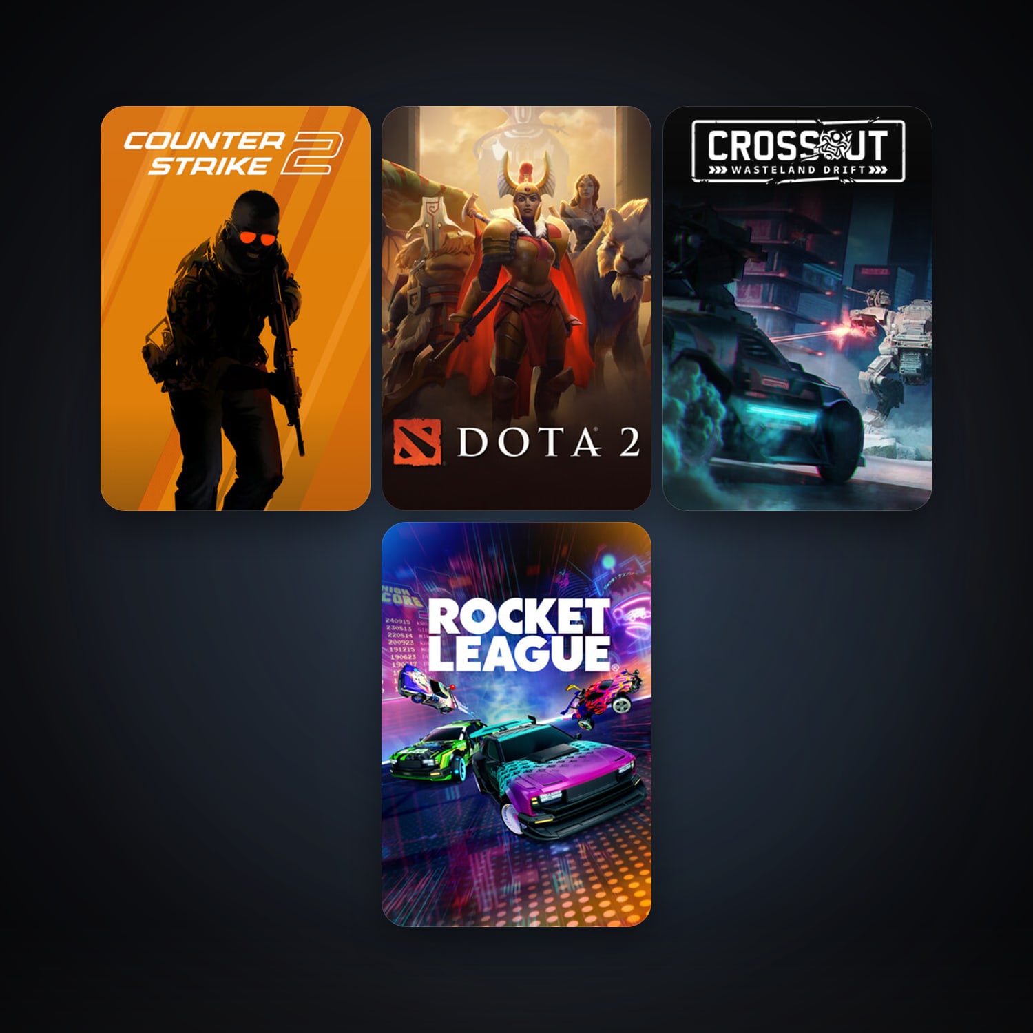 Dota 2 + CS2 Prime, 5 games, clean — HabibiAccounts
