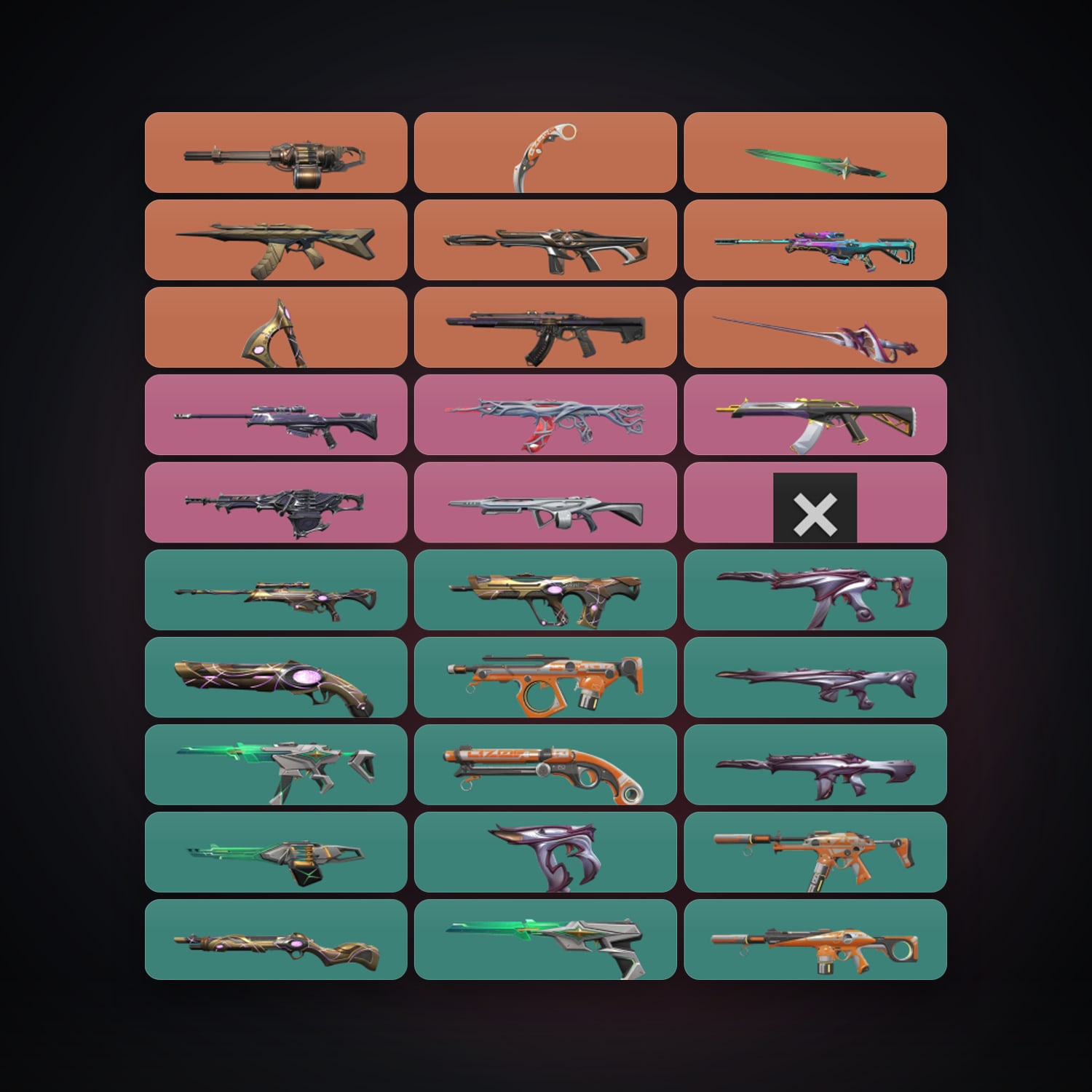 EU Bronze 3 locker — 4 knives, 74 skins, lvl 218 — HabibiAccounts