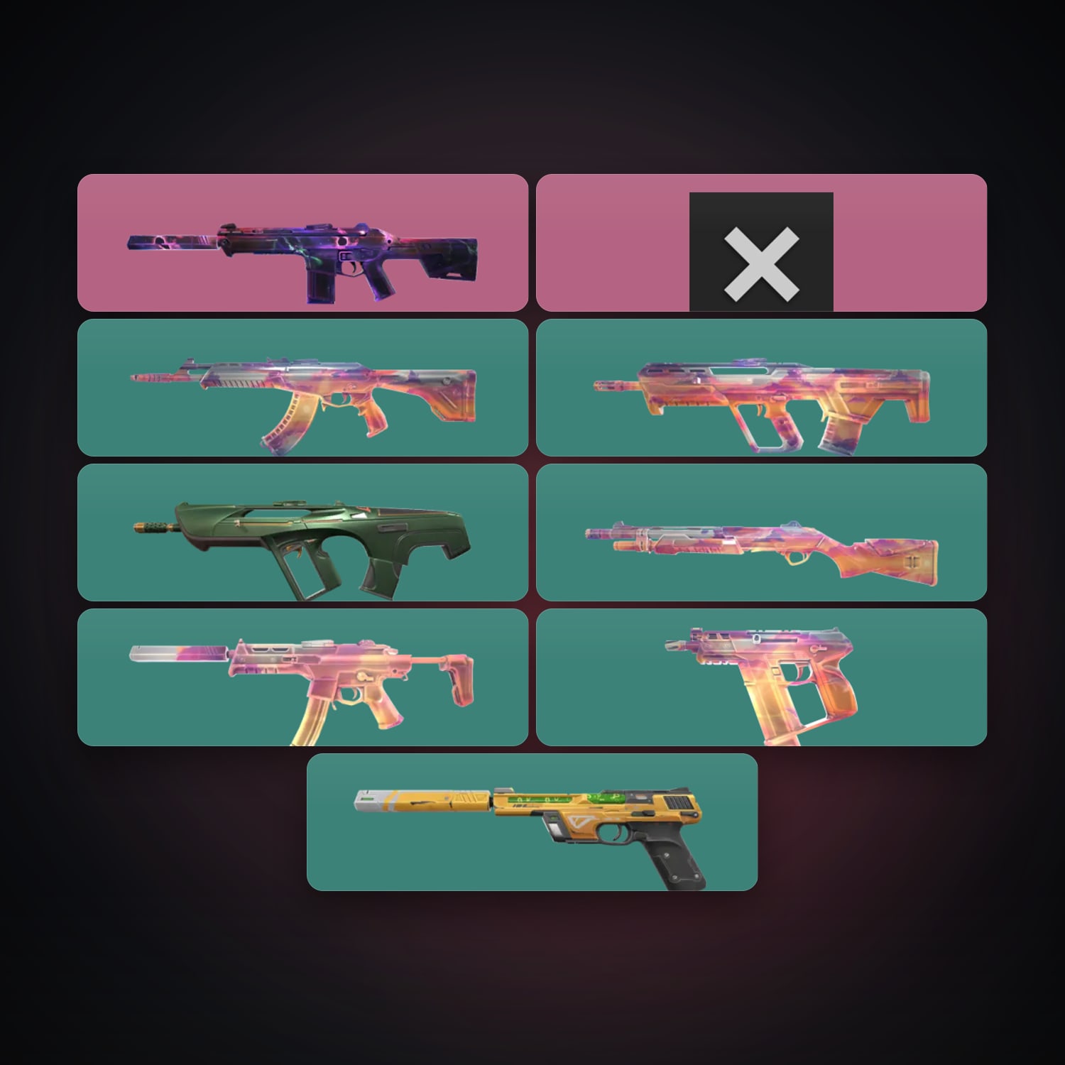 EU Bronze 2 locker — 10 skins, lvl 11 — HabibiAccounts