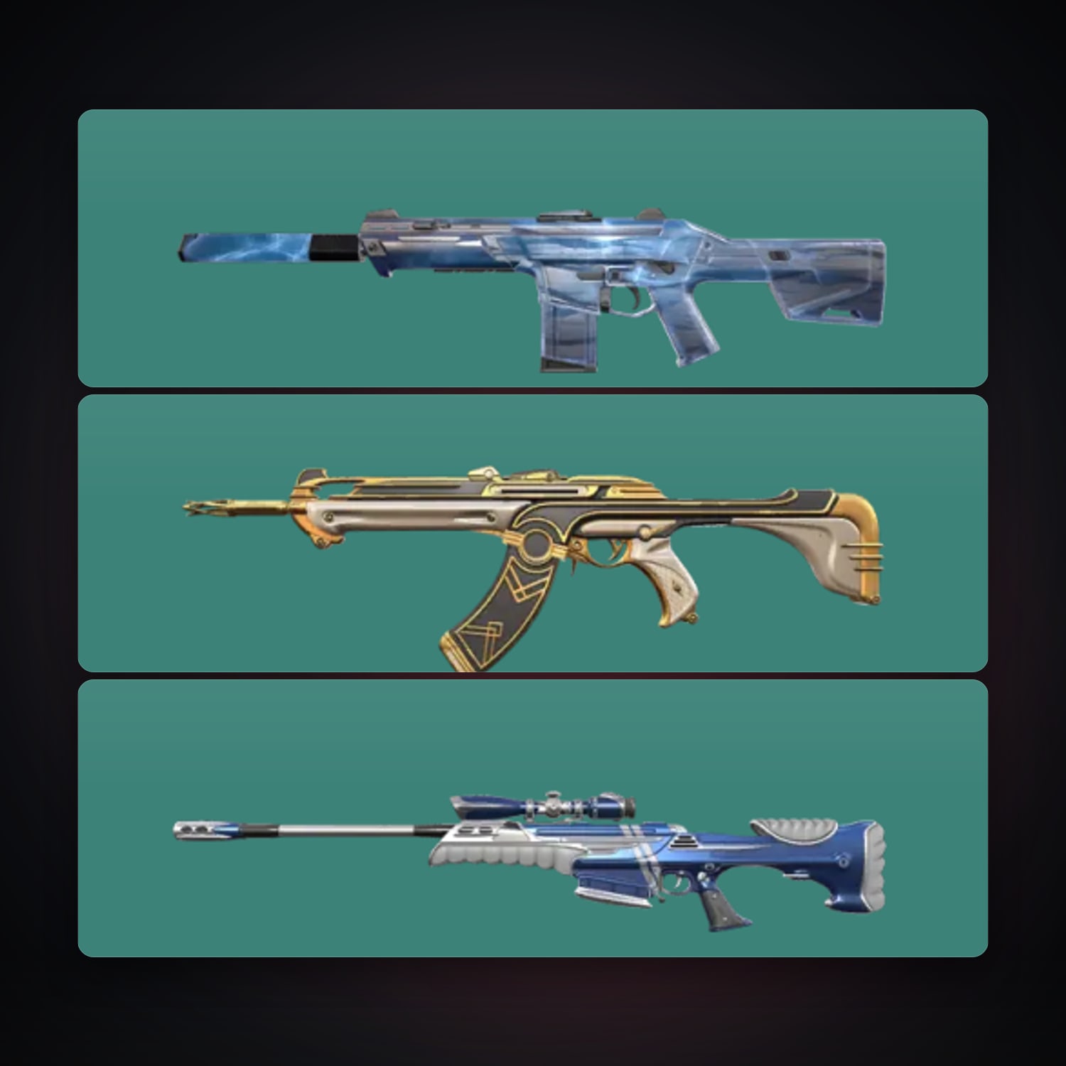AP Iron 3 locker — 3 skins, lvl 1 — HabibiAccounts