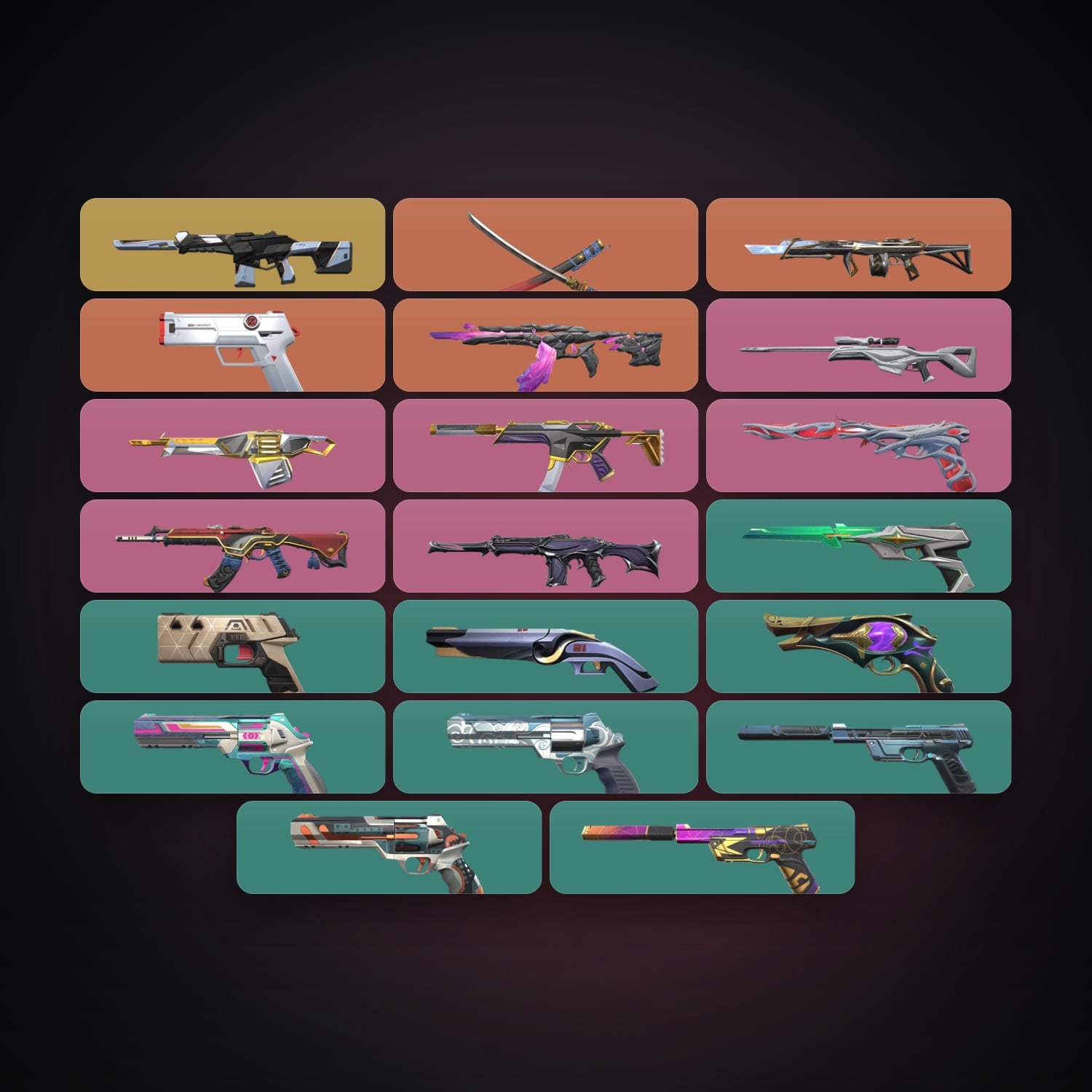 EU Silver 3 locker — 1 knives, 21 skins, lvl 205 — HabibiAccounts