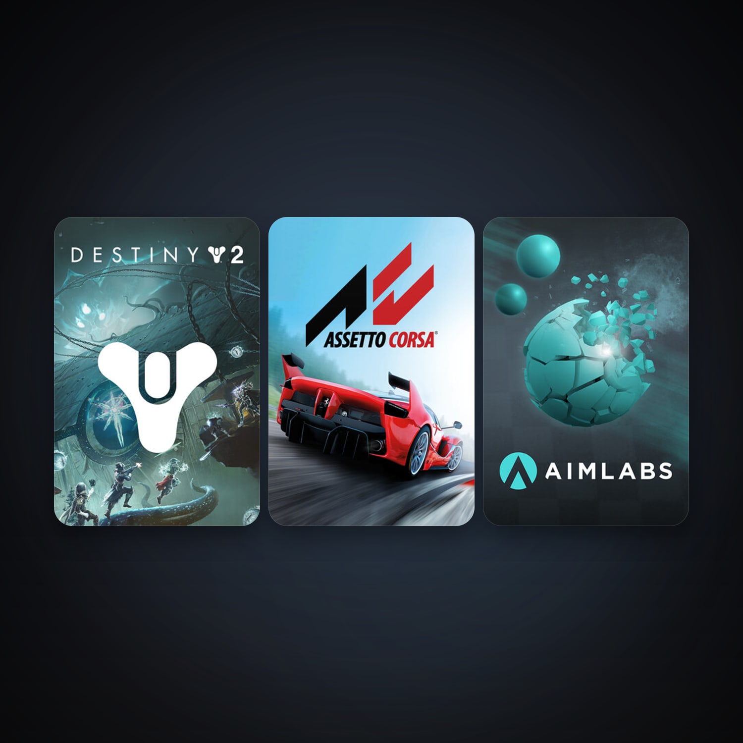 Assetto Corsa + Aimlabs, 5 games, clean — HabibiAccounts